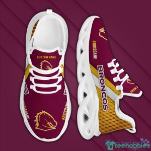 Brisbane Broncos Custom Name Max Soul Sneakers Running Shoes