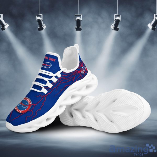 Buffalo Bills Custom Name Stylish Graffiti Max Soul Shoes