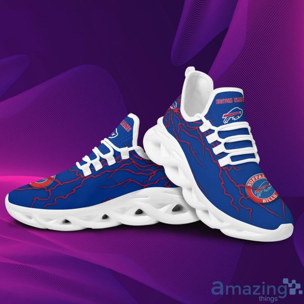 Buffalo Bills Custom Name Stylish Graffiti Max Soul Shoes