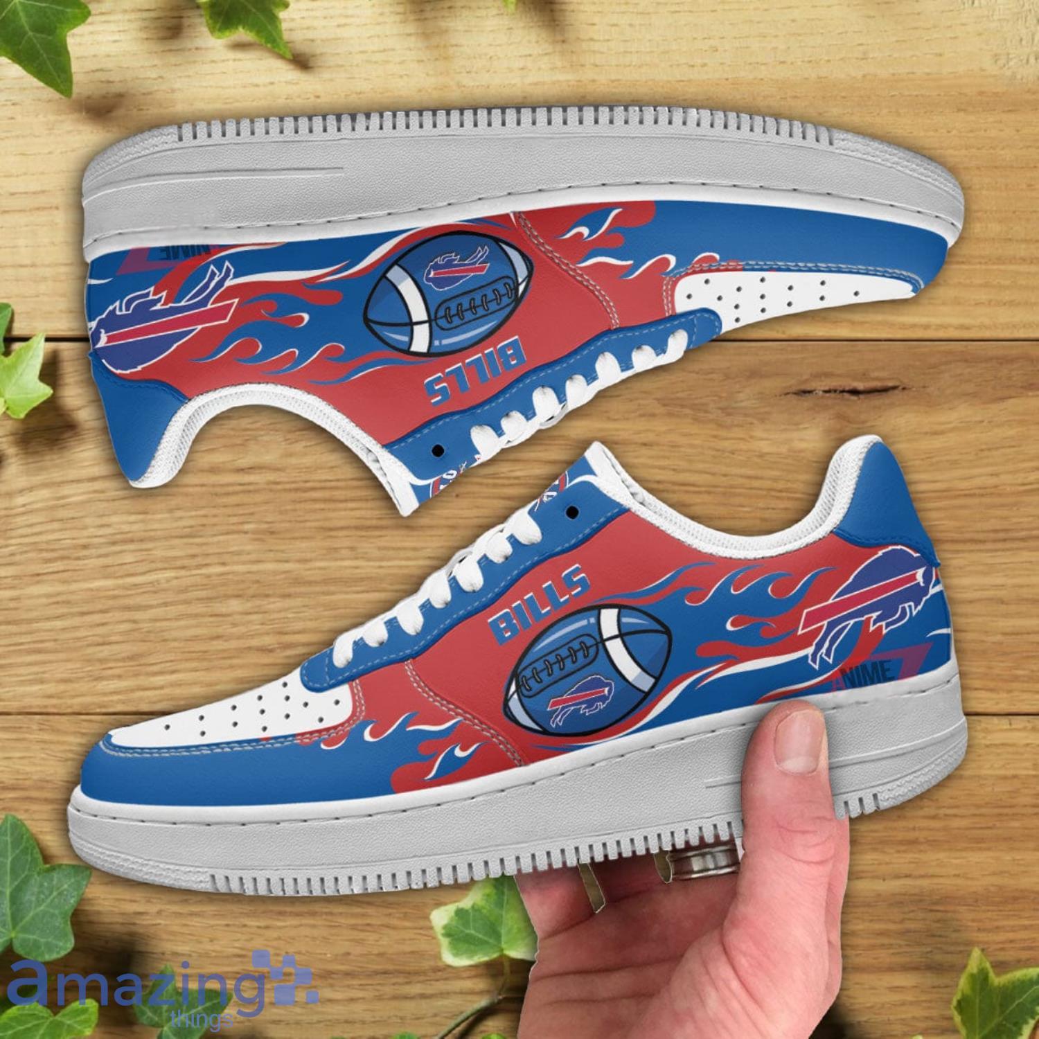 Buffalo Bills NFL Blue Air Force Shoes Gift For Fans image Buffalo Bills NFL Blue Air Force Shoes Gift For Fans Product Photo 2