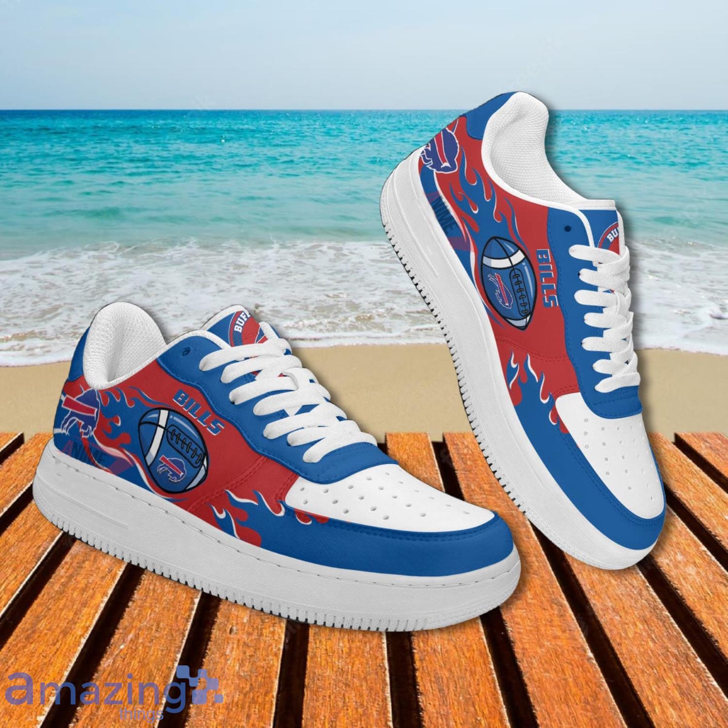 Buffalo Bills NFL Blue Air Force Shoes Gift For Fans image Buffalo Bills NFL Blue Air Force Shoes Gift For Fans Product Photo 3