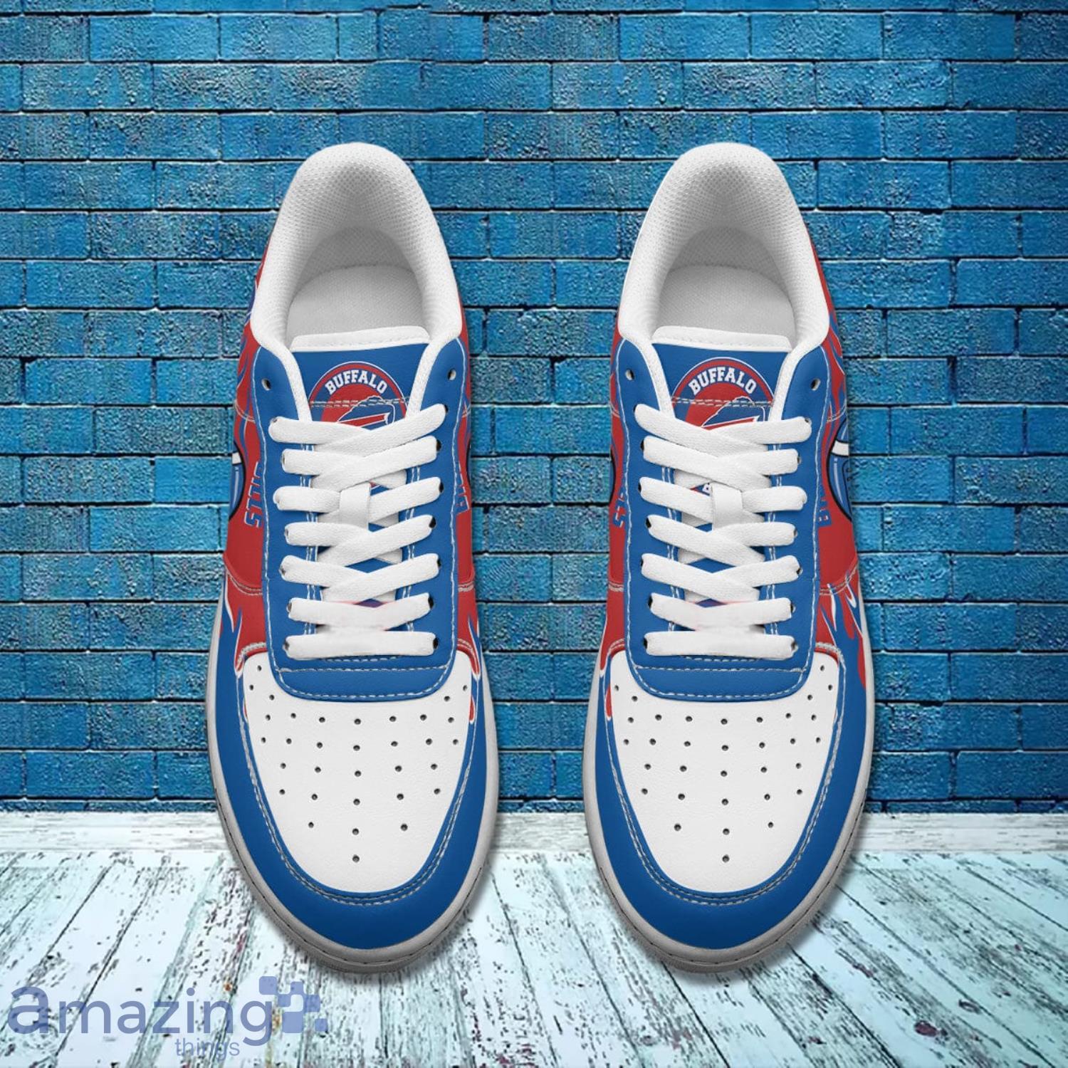 Buffalo Bills NFL Blue Air Force Shoes Gift For Fans image Buffalo Bills NFL Blue Air Force Shoes Gift For Fans Product Photo 4