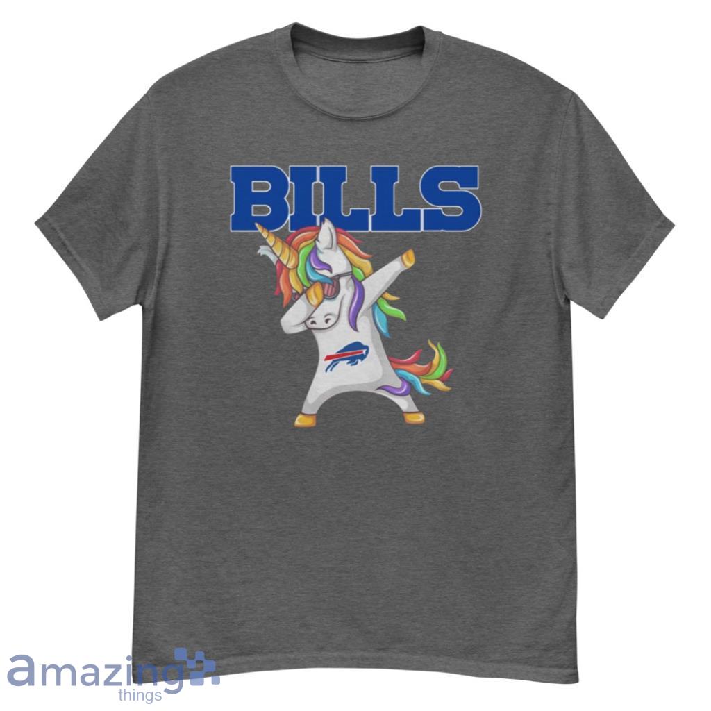 Buffalo Bills NFL Football Gift Fr Fans Funny Unicorn Dabbing Sports T Shirt  - Banantees