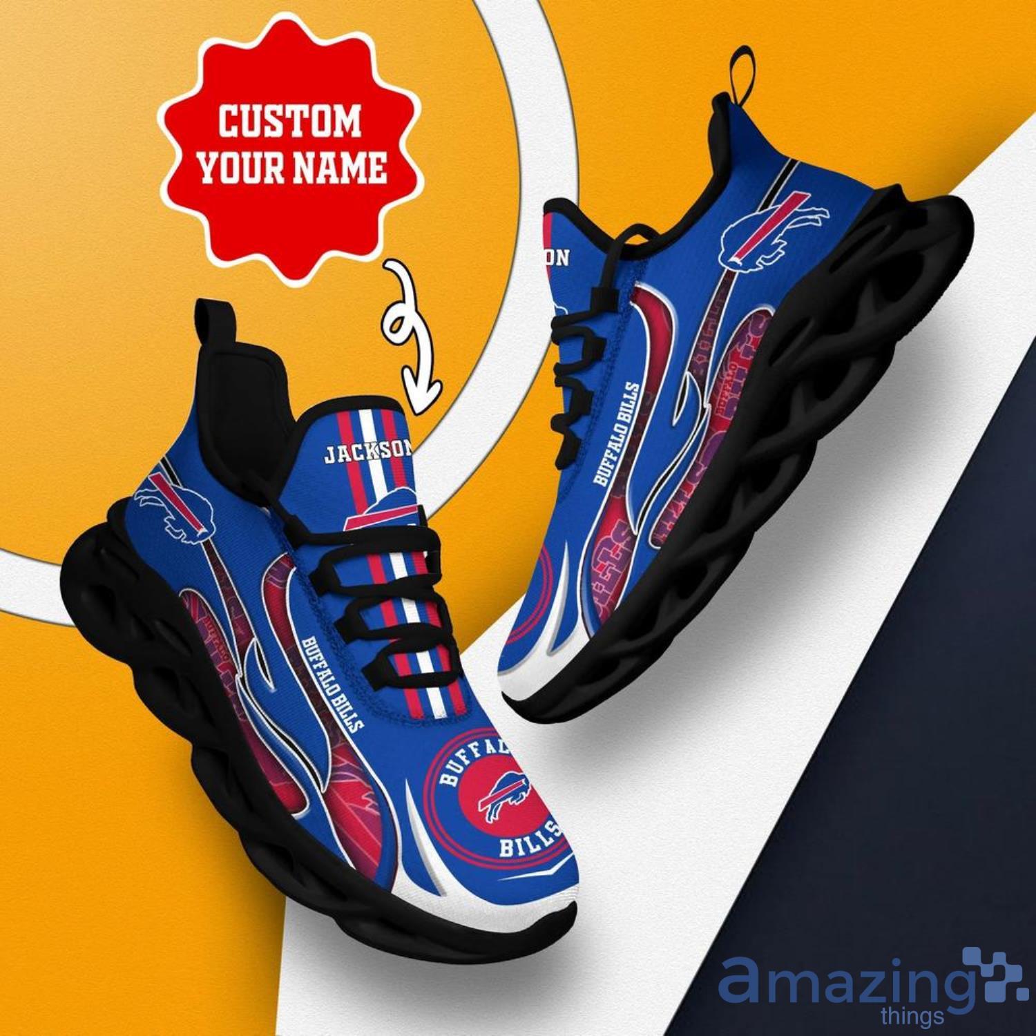 BEST NFL Buffalo Bills Max Soul Sneaker Custom Name