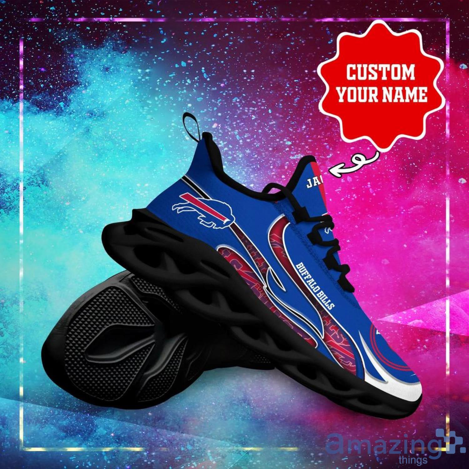 BEST NFL Buffalo Bills Max Soul Sneaker Custom Name