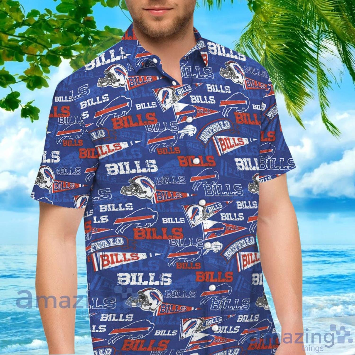 Buffalo Bills Retro Hawaiian Shirt For Men And Women