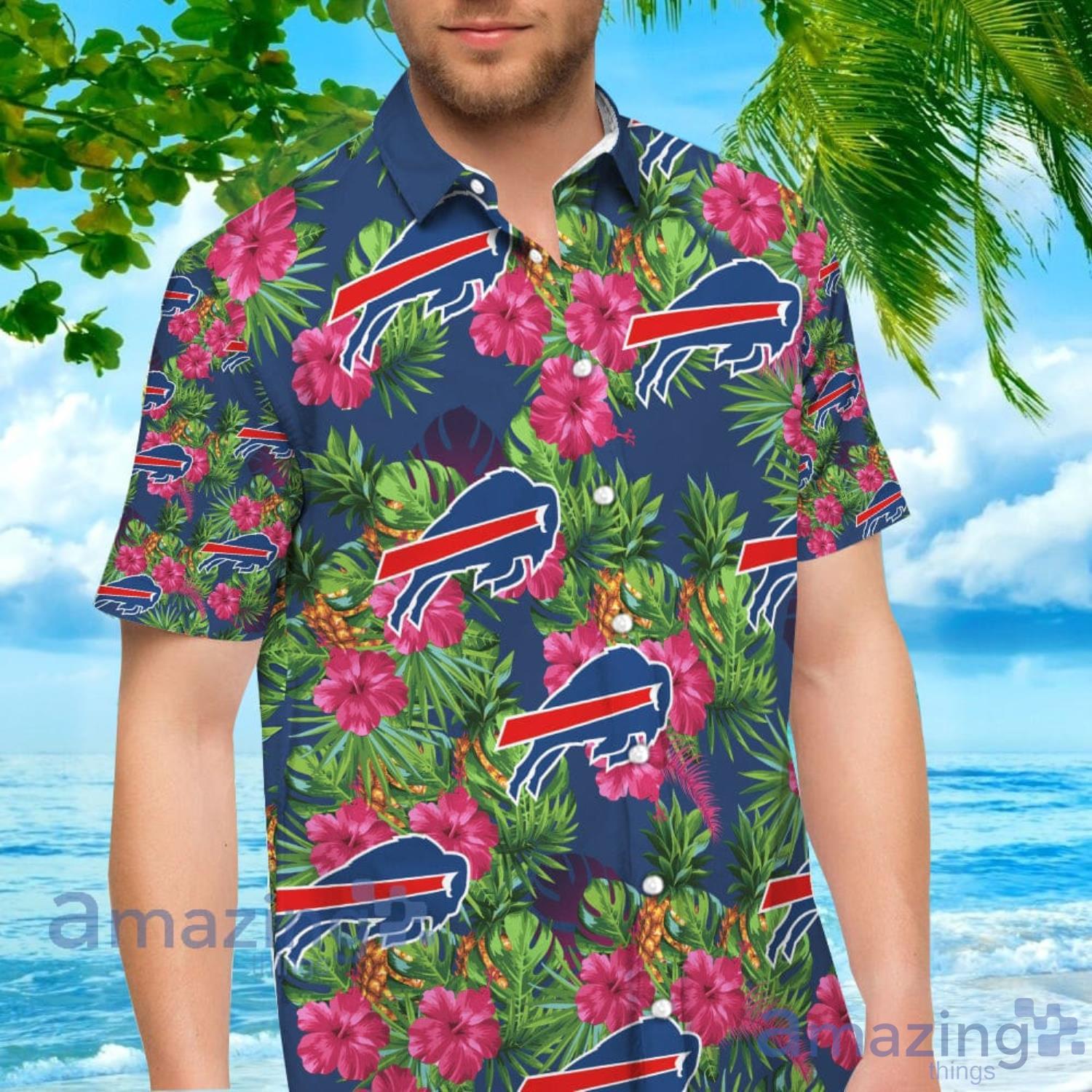 Buffalo Bills Tropical Hawaiian Shirt For Men And Women Product Photo 1
