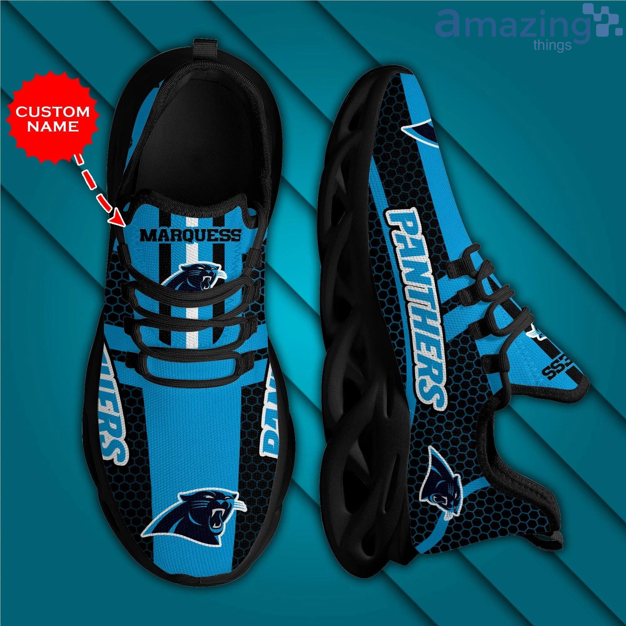 Carolina Panthers Casual 3D Max Soul Shoes Running Shoes For Men And Women