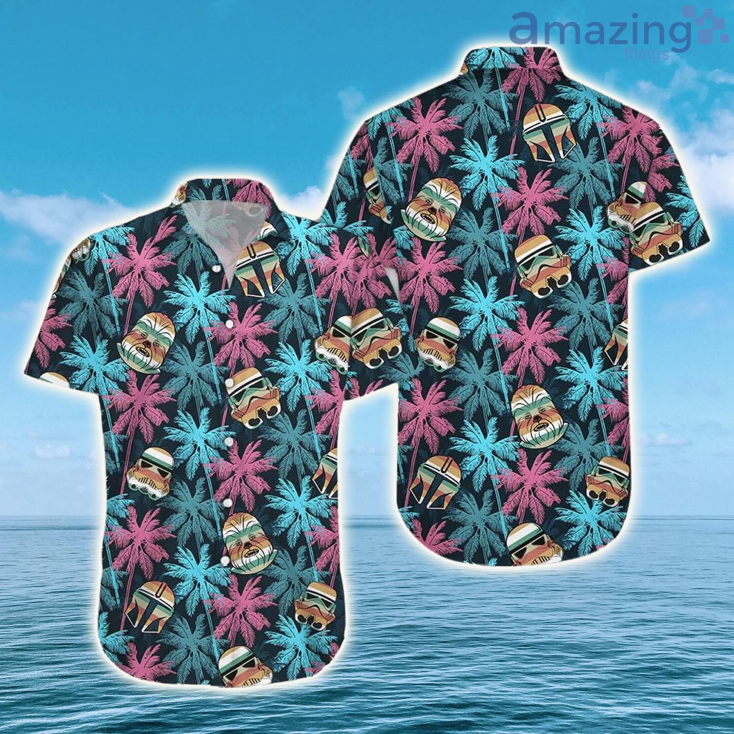 Chewbacca Stormtrooper Star Wars Hawaiian Shirt - Chewbacca Stormtrooper Star Wars Hawaiian Shirt