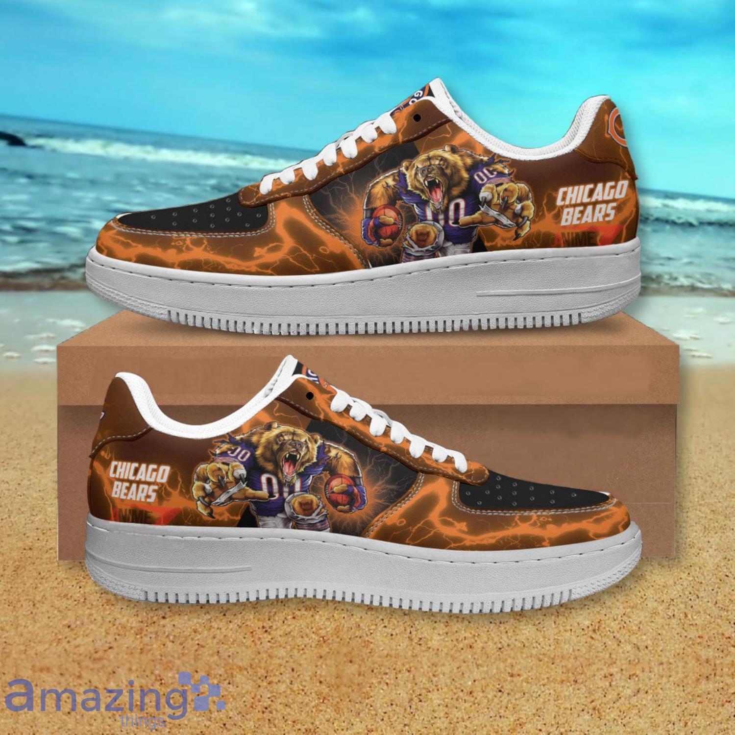 Chicago Bears NFL Logo Air Force Shoes Gift For Fans