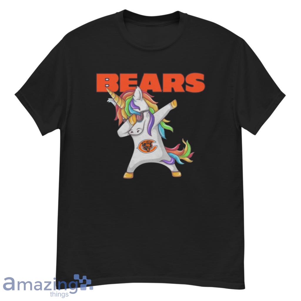 Chicago Bears NFL Football Funny Unicorn Dabbing Sports For Fans T Shirt