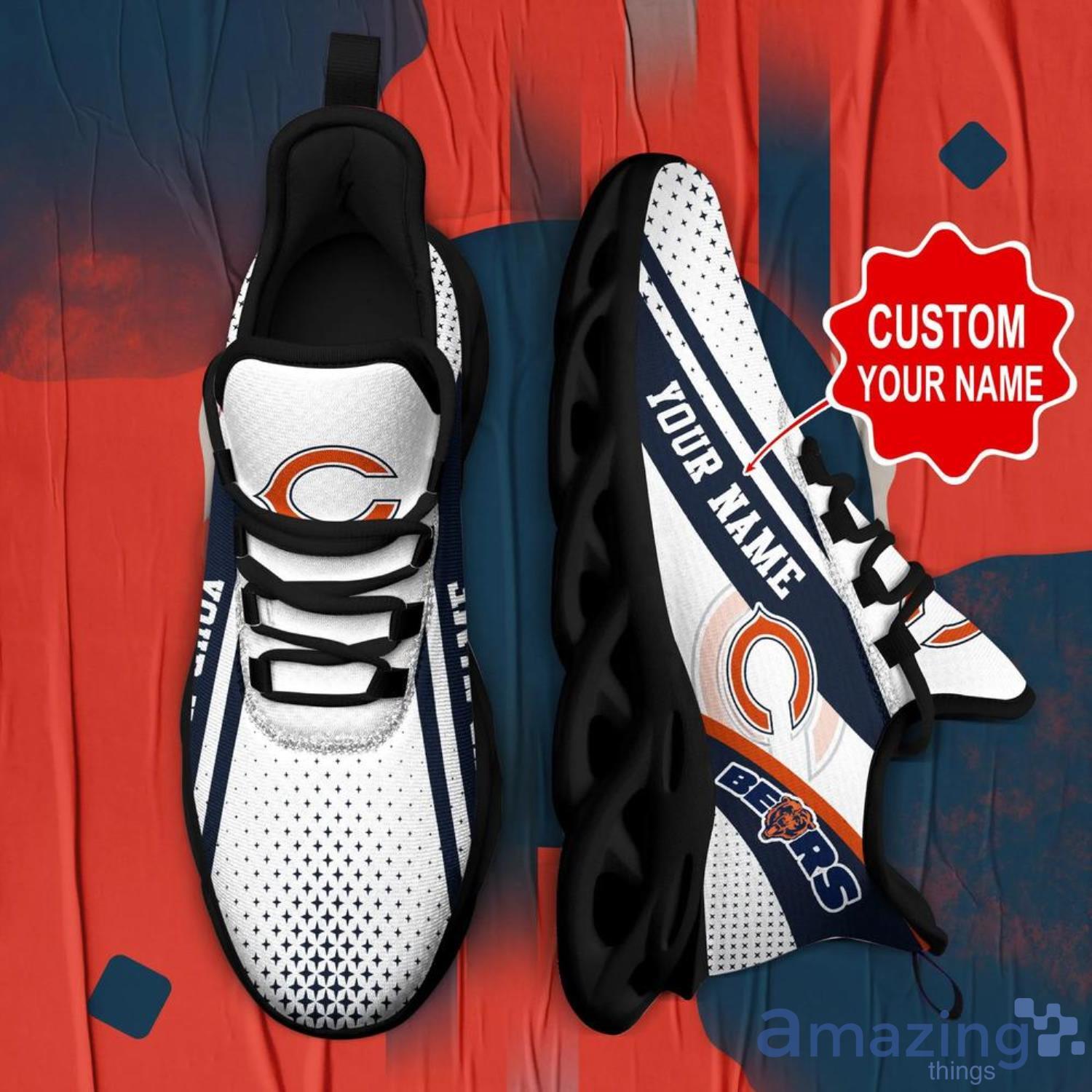 Chicago Bears NFL Max Soul Shoes Custom Name Sneakers image Chicago Bears NFL Max Soul Shoes Custom Name Sneakers Product Photo 2