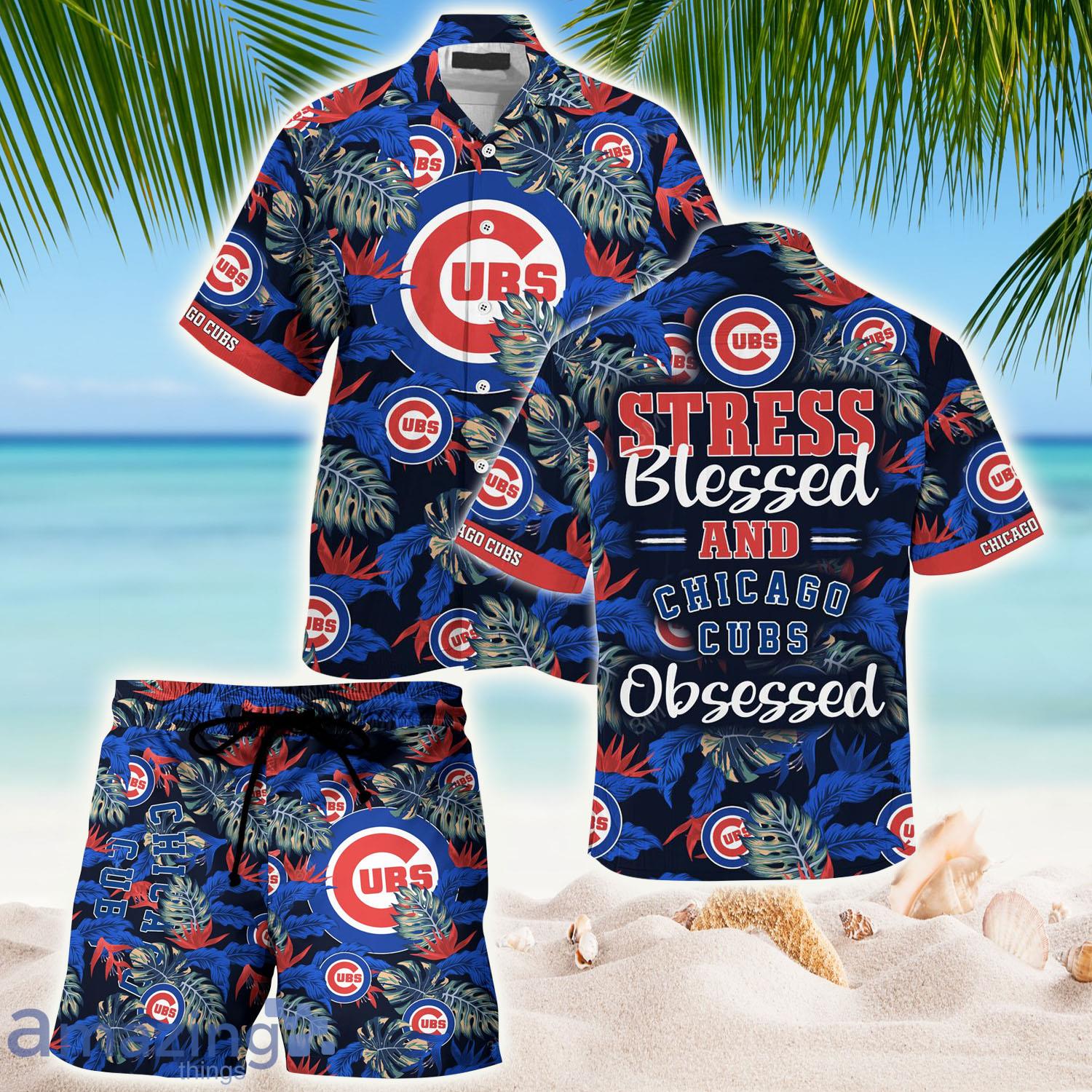 Chicago Cubs MLB-Summer Hawaiian Shirt And Shorts