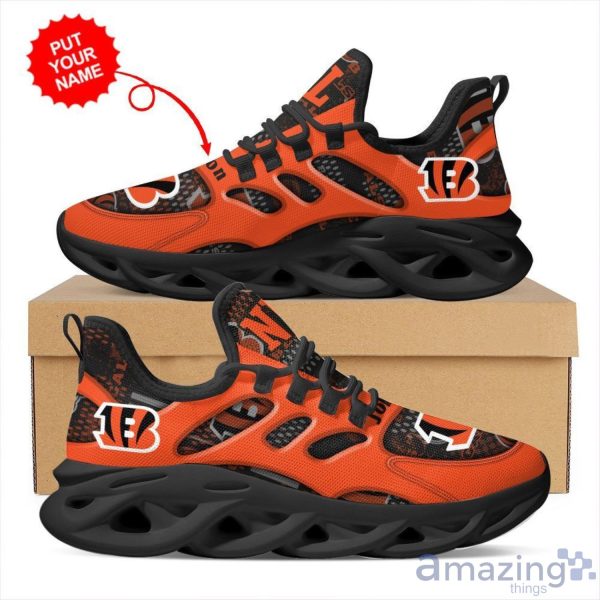 Cincinnati Bengals Custom Name Cool Max Soul Sneakers Running Shoes