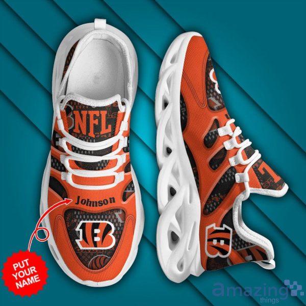 Cincinnati Bengals Custom Name Cool Max Soul Sneakers Running Shoes