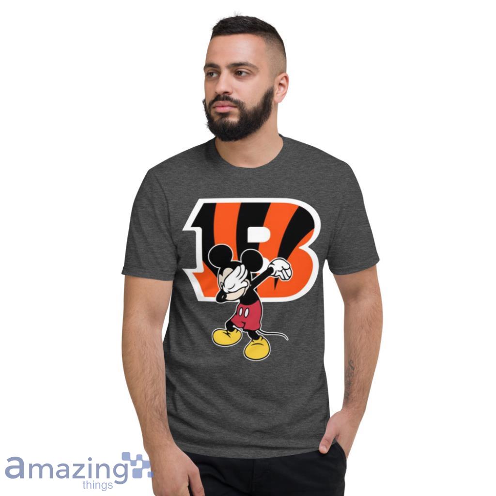 CincinnatI bengals NFL Football dabbing mickey disney sports shirt, hoodie,  sweater, long sleeve and tank top