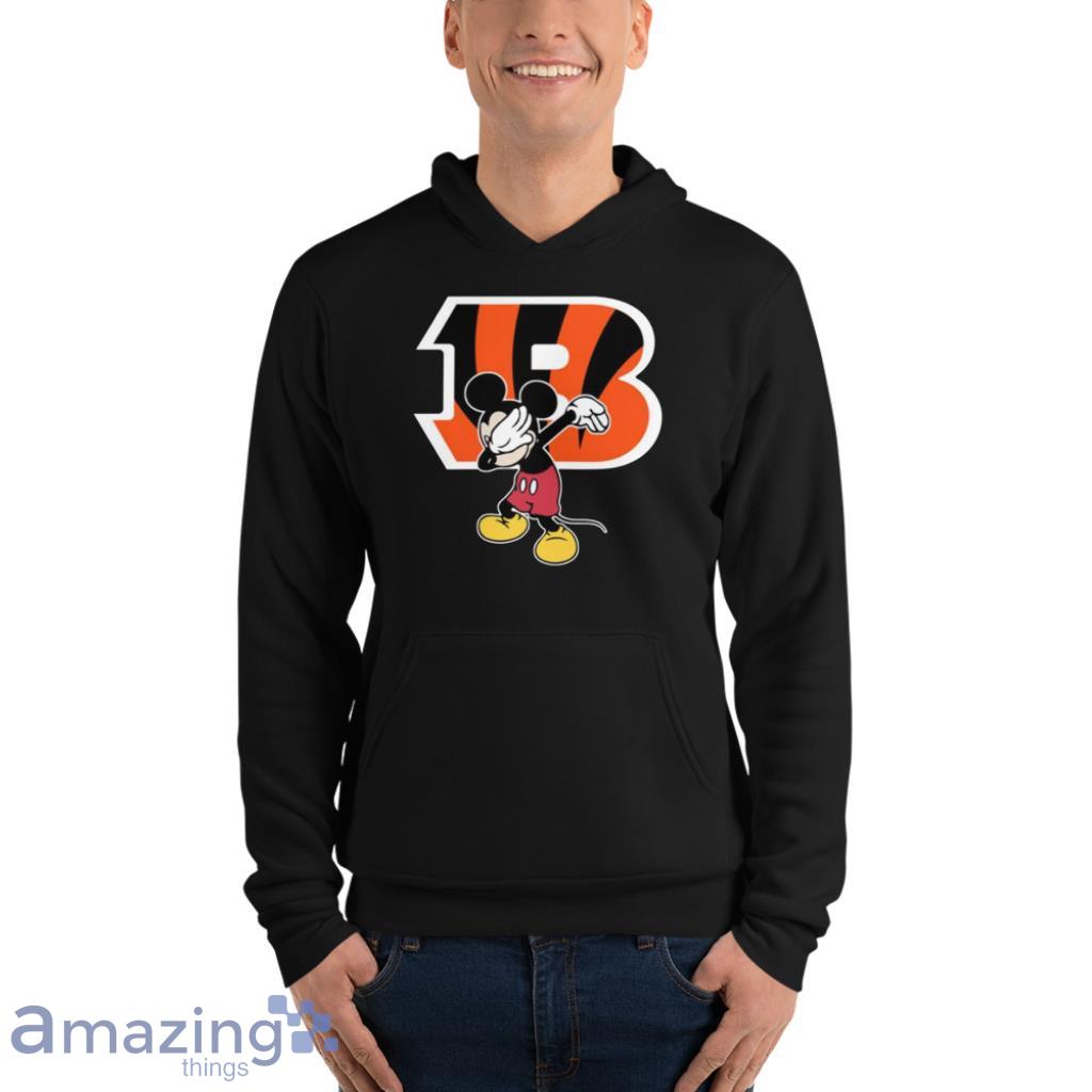 CincinnatI bengals NFL Football dabbing mickey disney sports shirt, hoodie,  sweater, long sleeve and tank top