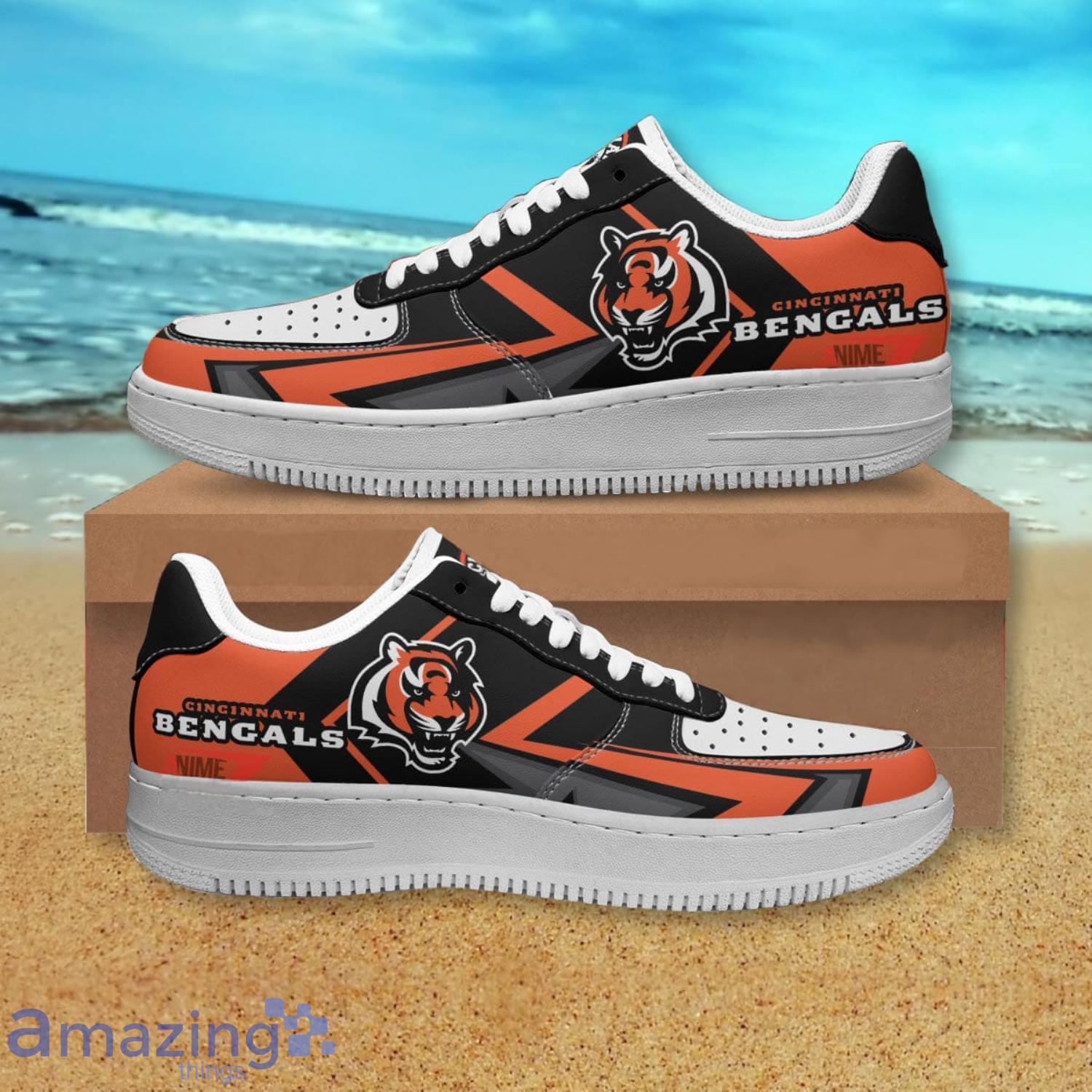 Personalized Cincinnati Bengals Custom Nike Air Force 1 -   Worldwide Shipping