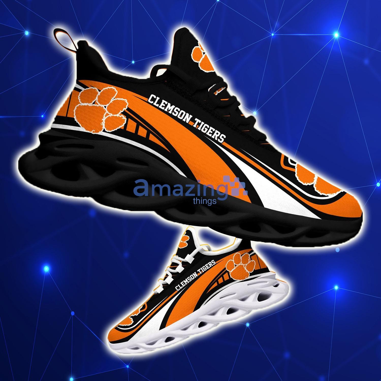 Clemson Tigers Max Soul Sneaker Shoes For Men And Women - Clemson Tigers Max Soul Sneaker Shoes For Men And Women