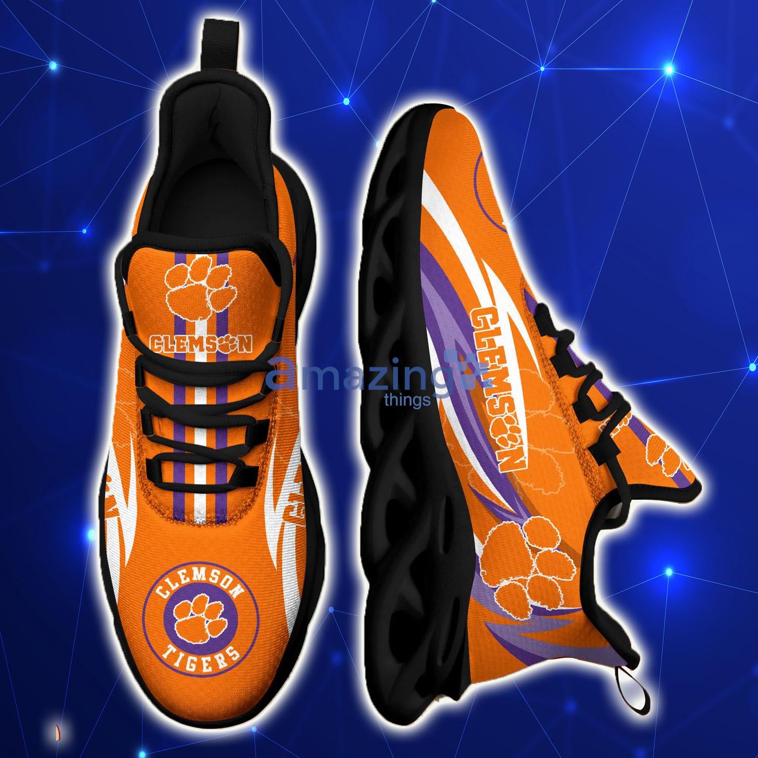 Clemson Tigers-Max Soul Sneakers Shoes For Men And Women - Clemson Tigers-Max Soul Sneakers Shoes For Men And Women