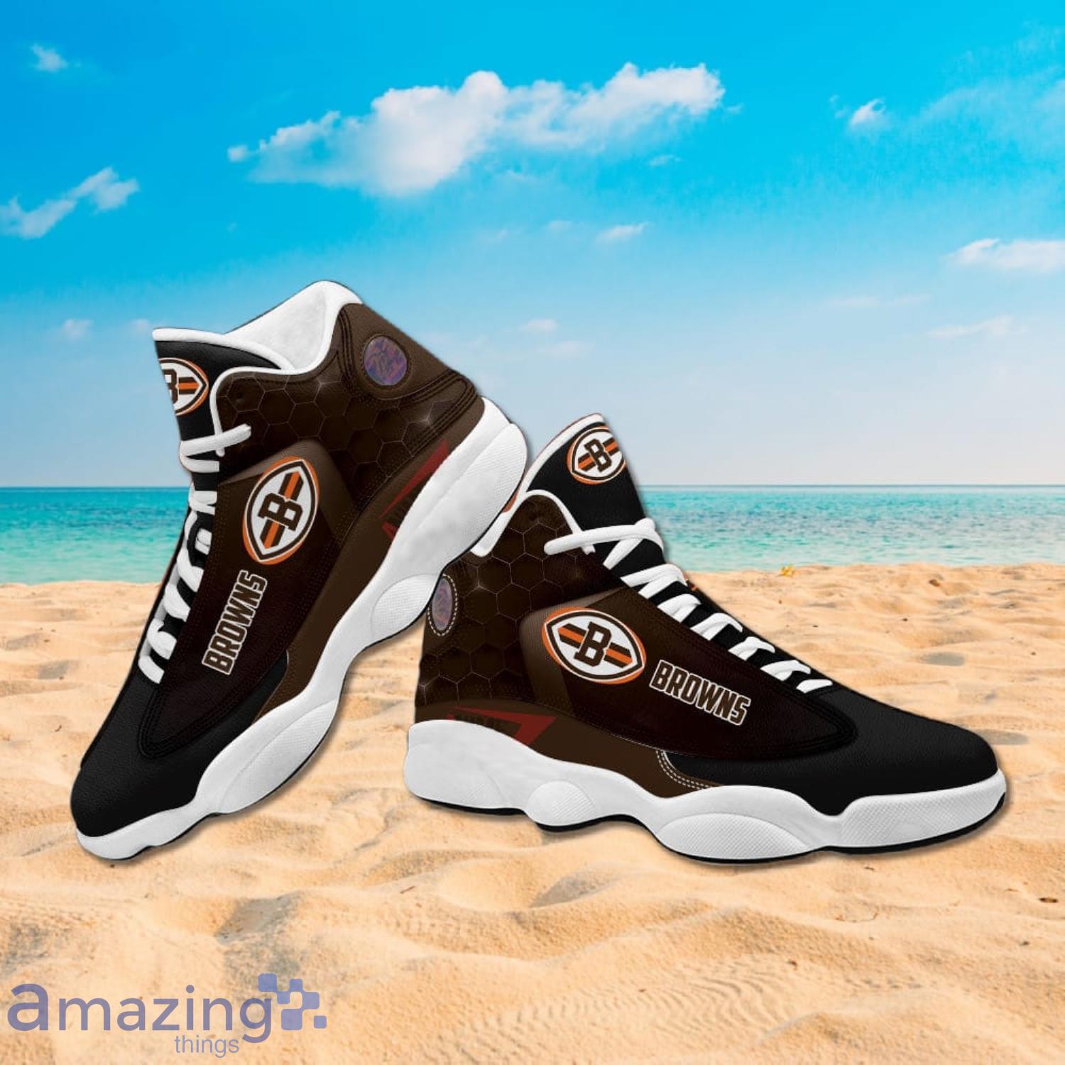 NFL Personalized Your Name Cleveland Browns Air Jordan 13 Shoes - Men's Air  Jordan 13