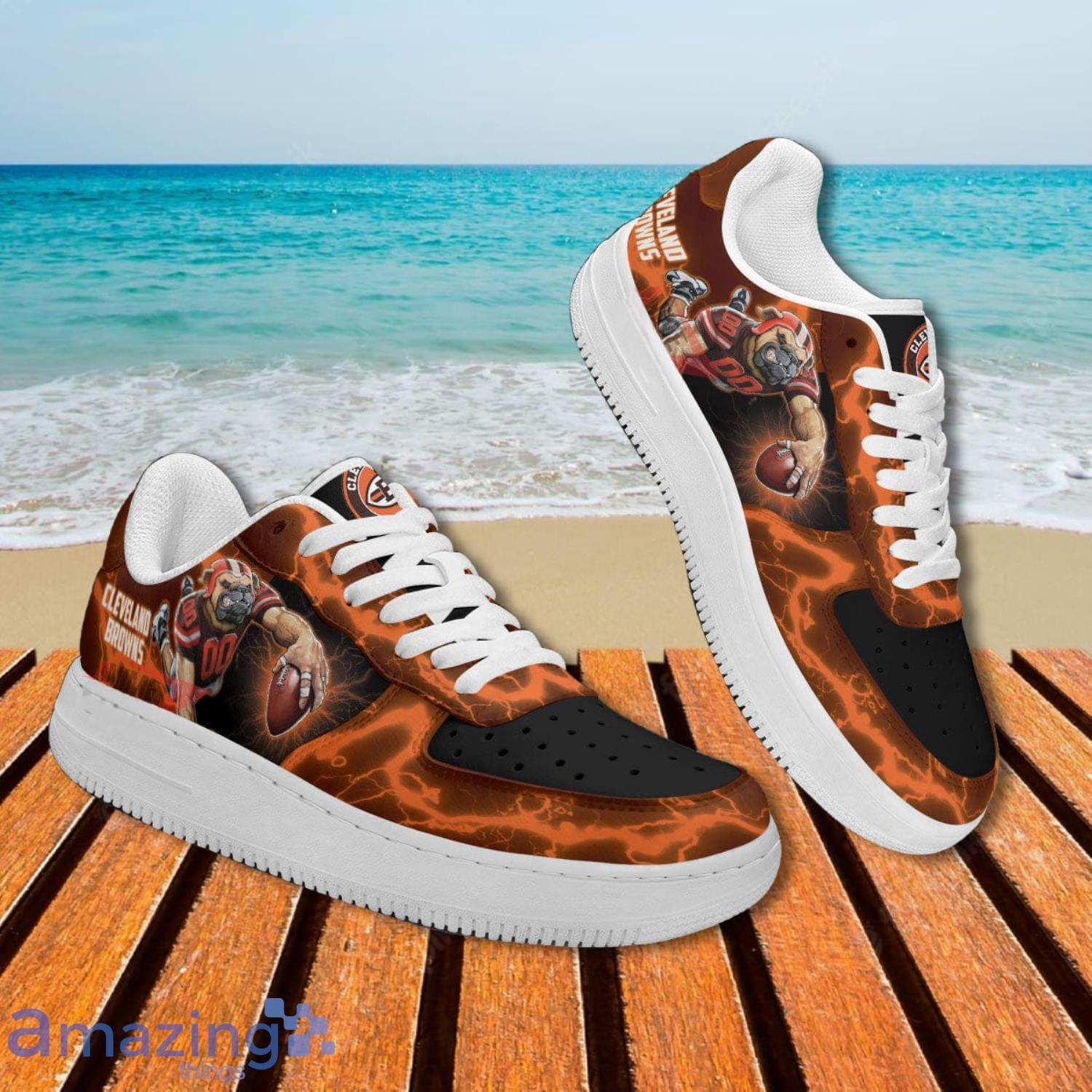 Cleveland Browns NFL Low Top Skate Shoes For Men And Women