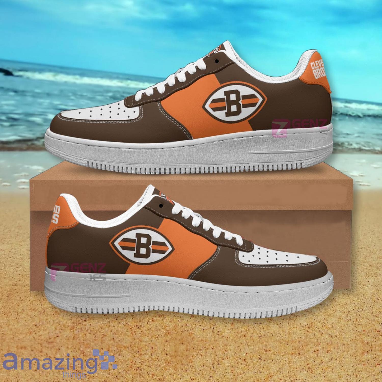 Cleveland Browns Sneakers High Top Shoes Fan Gift