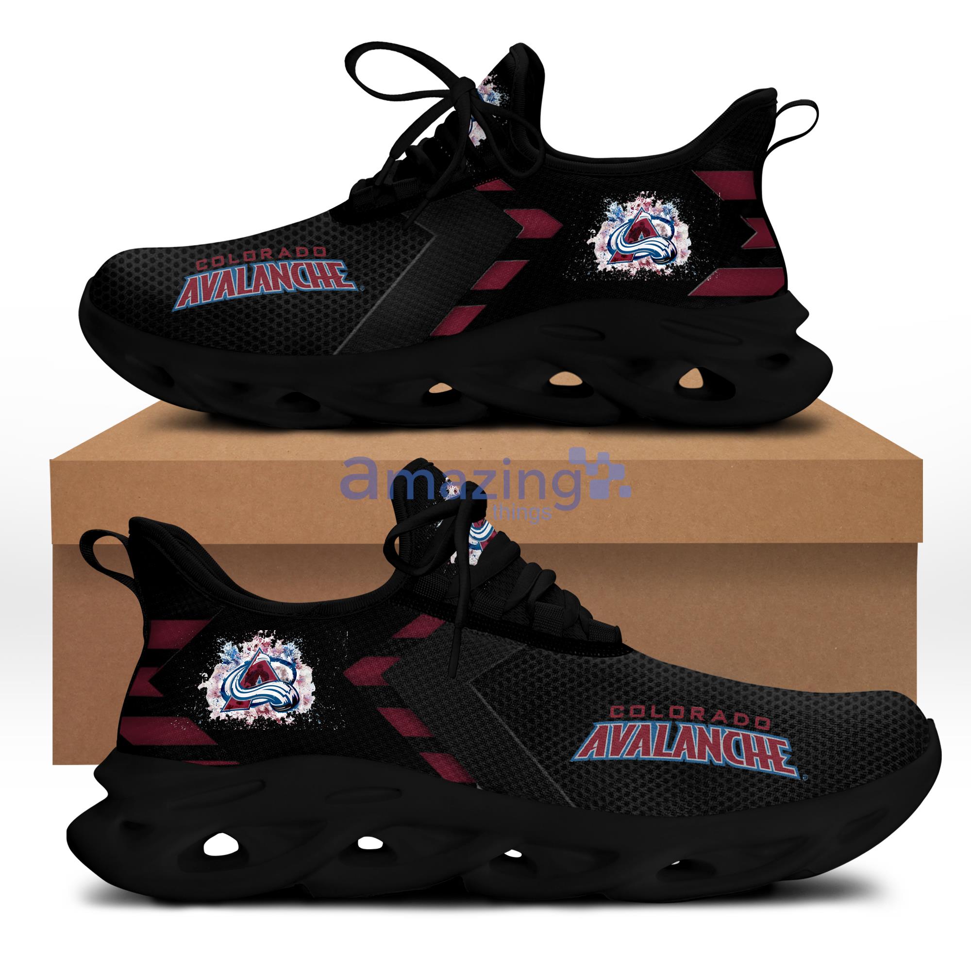 Colorado Avalanche Sport Team Max Soul Sneaker Running Shoes For Fans image Colorado Avalanche Sport Team Max Soul Sneaker Running Shoes For Fans Product Photo 2