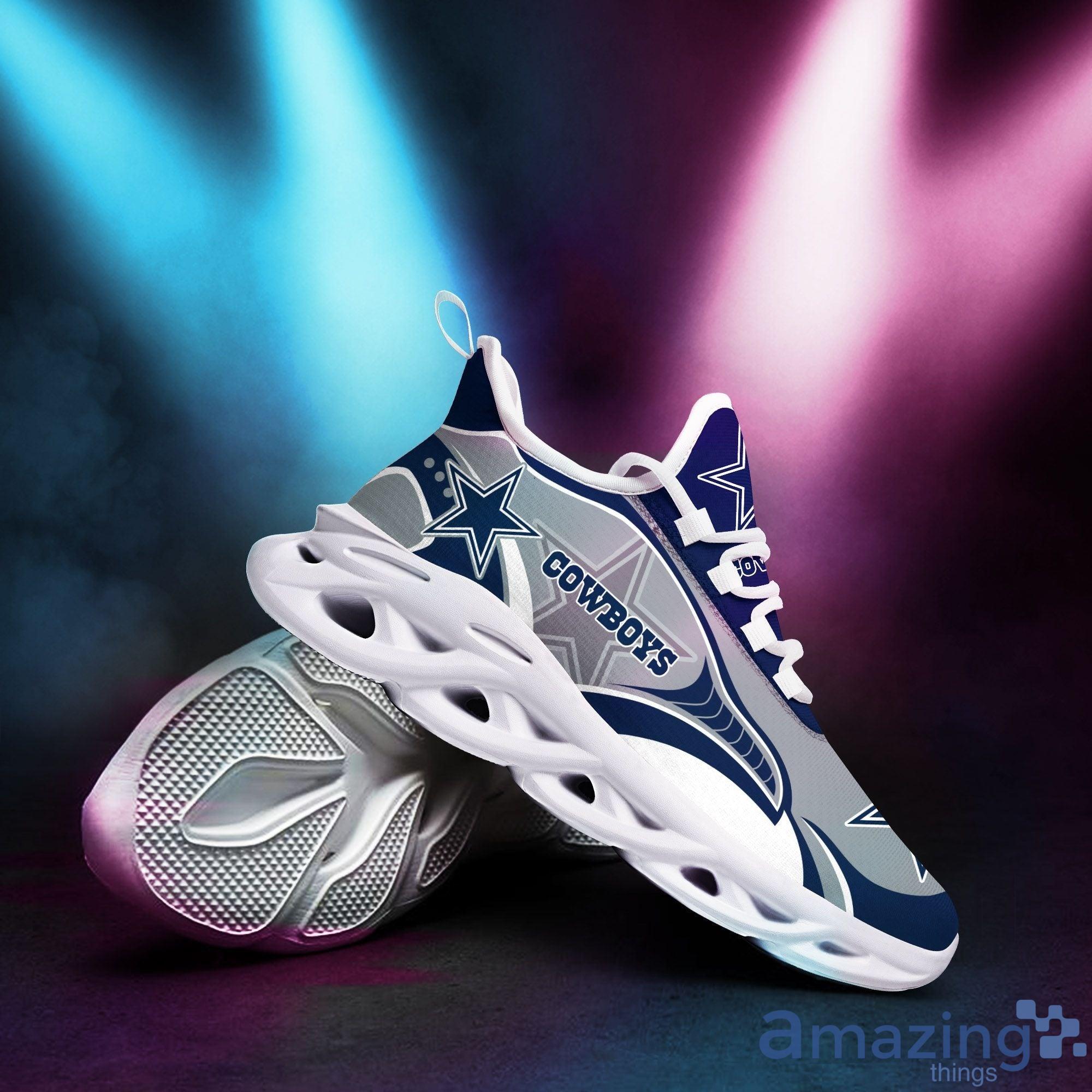 Custom Name Dallas Cowboys Fans Max Soul Sneakers Running Shoes image Custom Name Dallas Cowboys Fans Max Soul Sneakers Running Shoes Product Photo 2