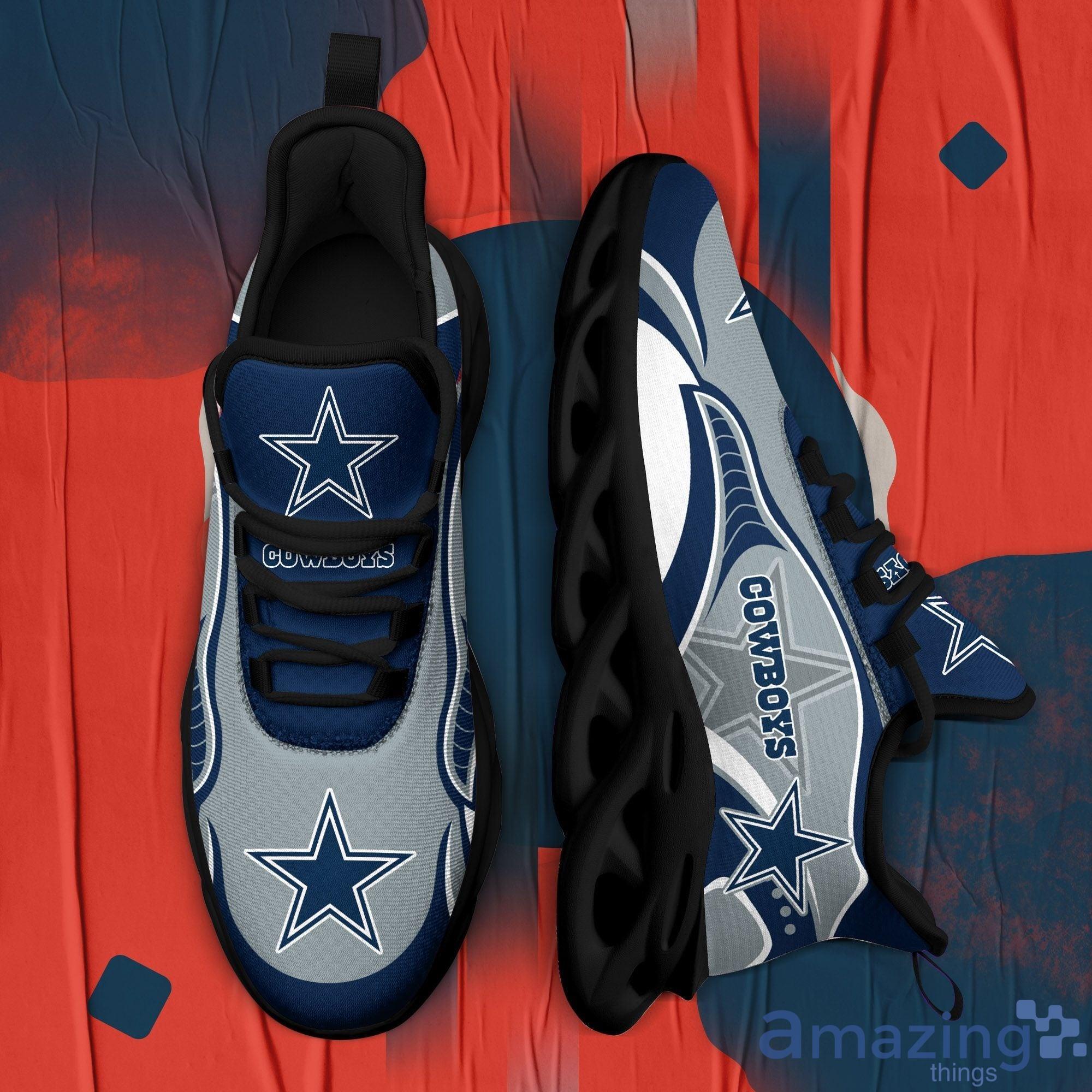 Custom Name Dallas Cowboys Fans Max Soul Sneakers Running Shoes image Custom Name Dallas Cowboys Fans Max Soul Sneakers Running Shoes Product Photo 4