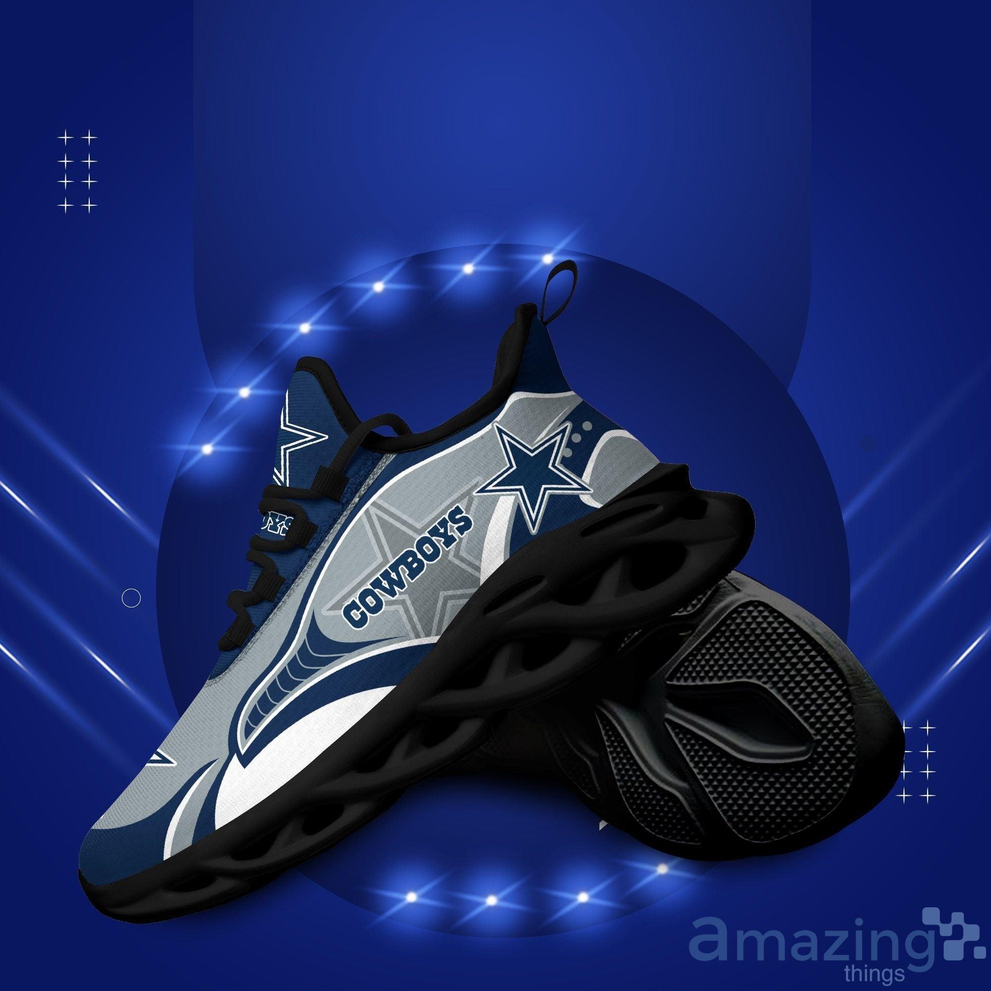 Custom Name  Dallas Cowboys Fans Max Soul Sneakers Running Shoes Product Photo 1