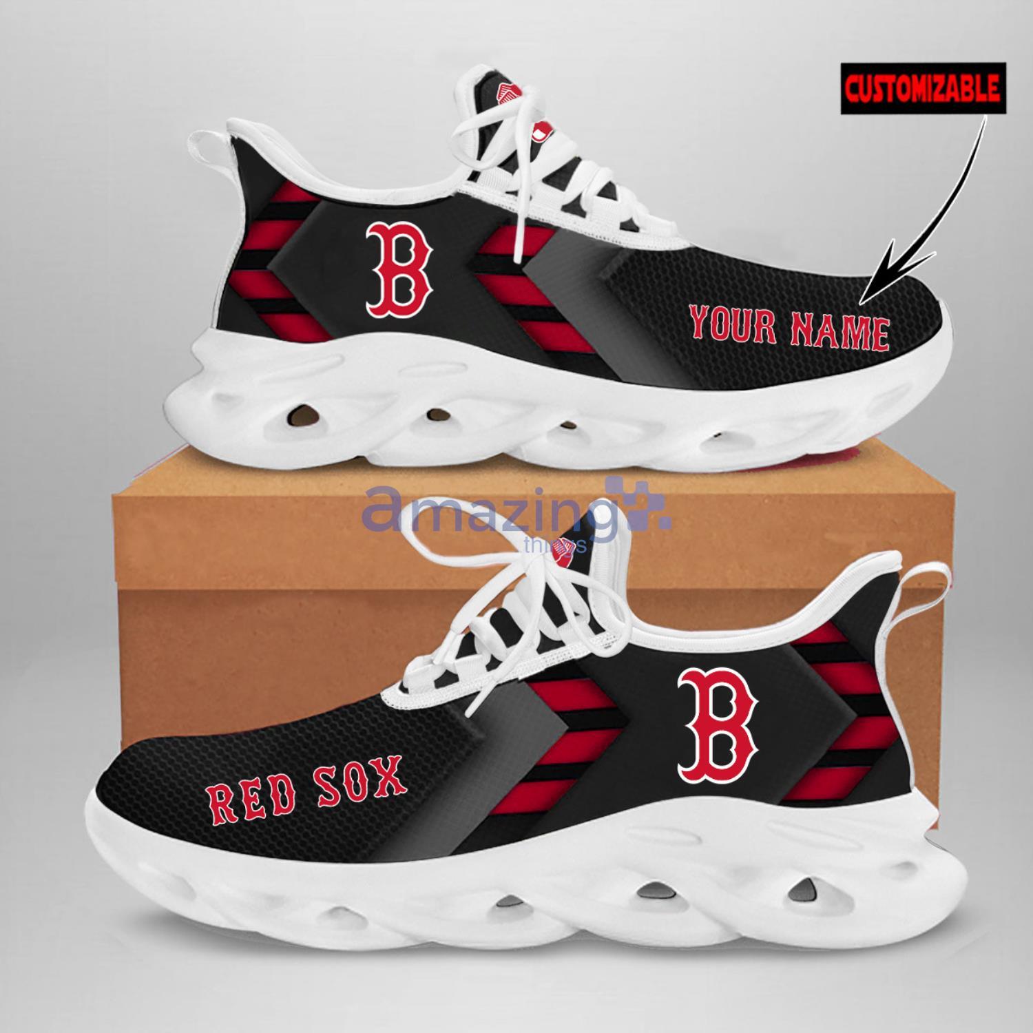 Boston Red Sox Personalized Max Soul Sneaker Trending Running Shoes -  Banantees