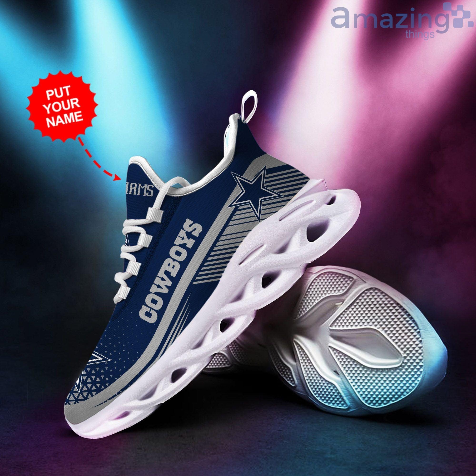 Dallas Cowboys Custom Sneakers Max Soul Shoes For Men And Women