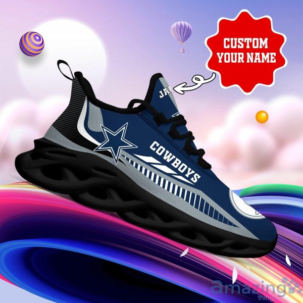 Dallas Cowboys Custom Name Max Soul Sneakers Running Shoes