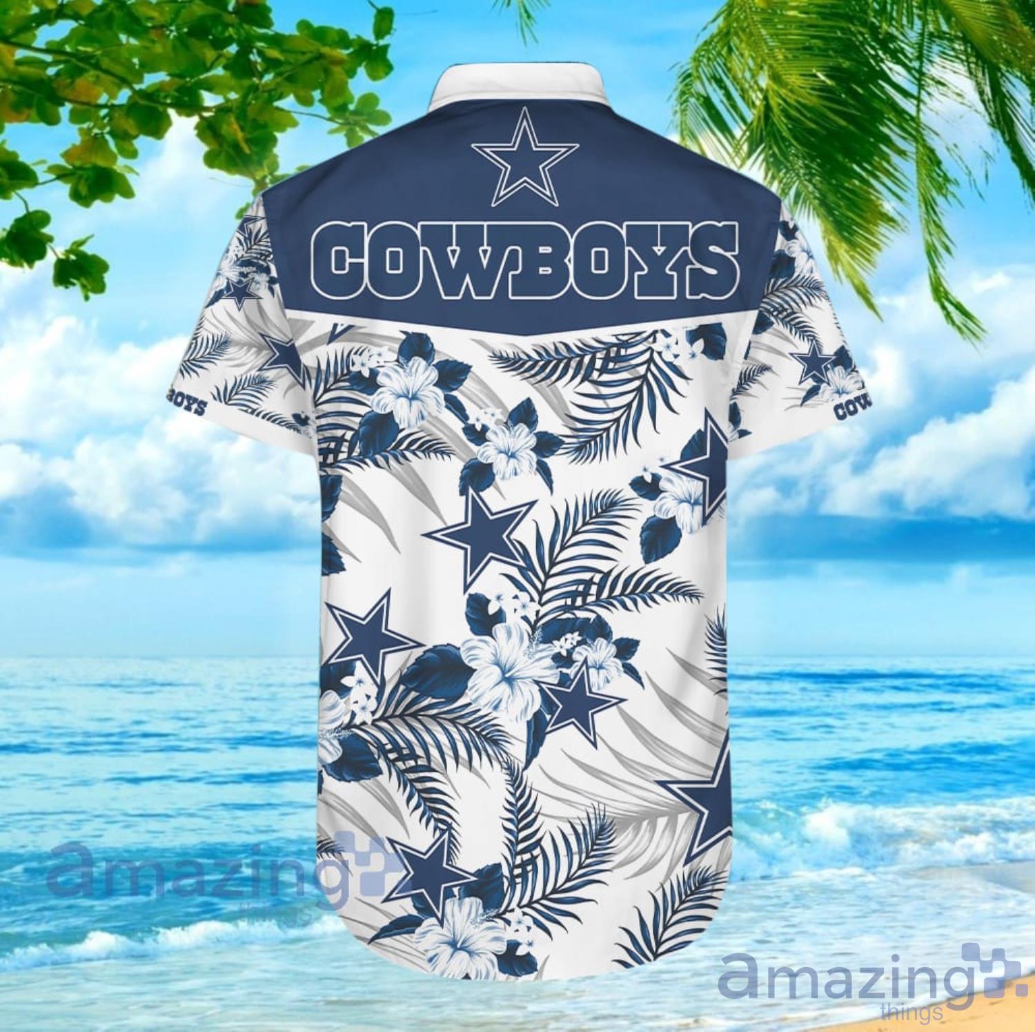 Dallas Cowboys Mens Team Men And Women Short Sleeve Hawaiian Shirt