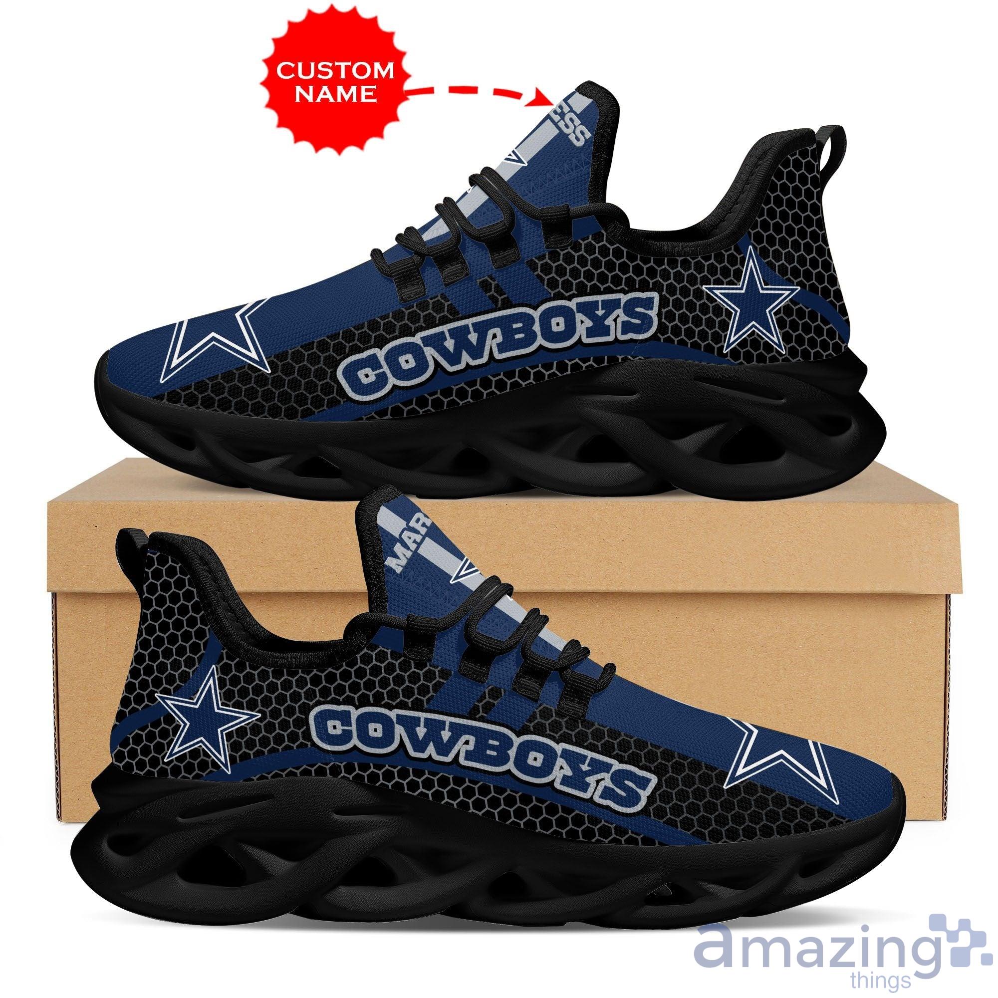 Custom Dallas Cowboys Nike shoes,Custom Name Sneakers For Fans