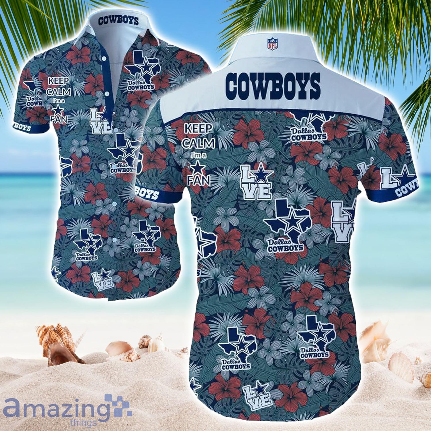 Dallas Cowboys NFL Aloha Hawaiian Shirt - Dallas Cowboys NFL Aloha Hawaiian Shirt