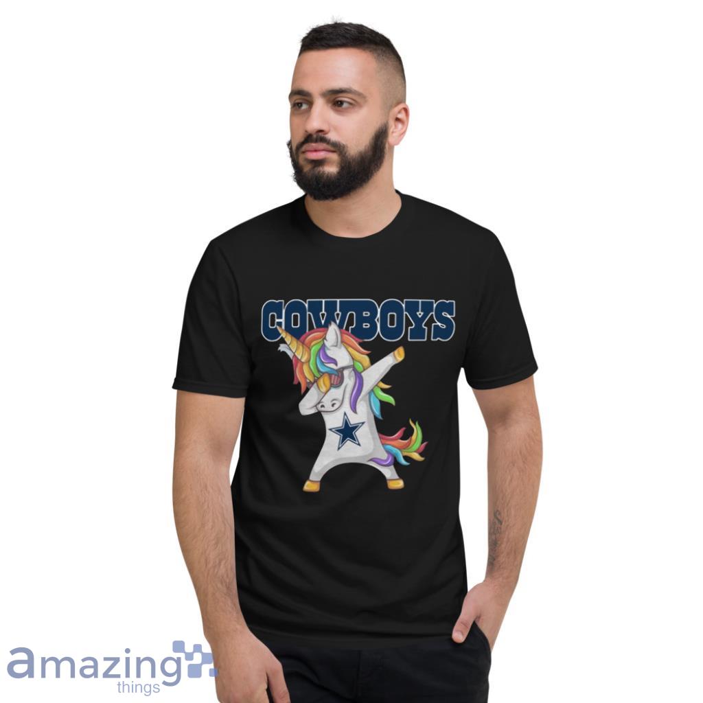 Dallas Cowboys NFL Football Funny Unicorn Dabbing Sports T Shirt