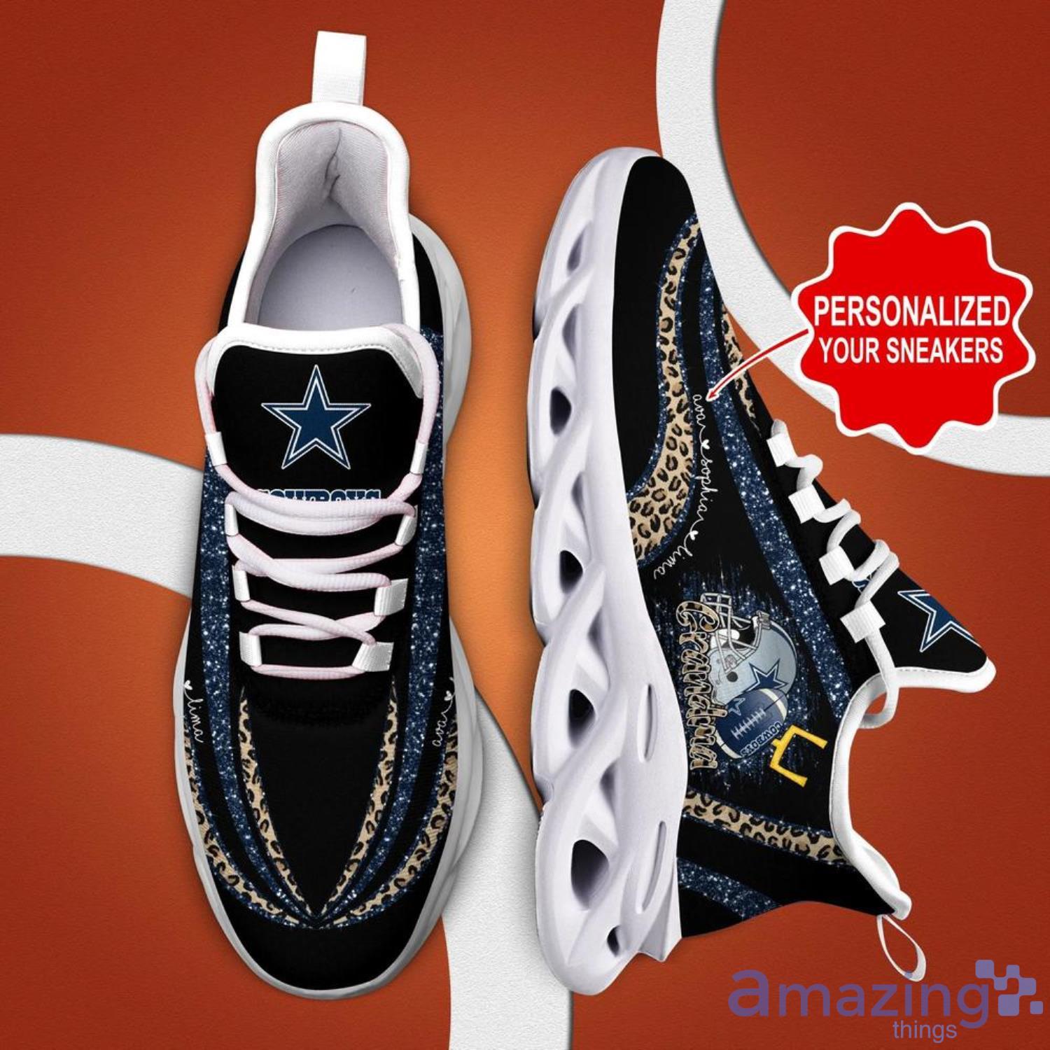 Dallas Cowboys NFL Womens Cheetah Fur Boots