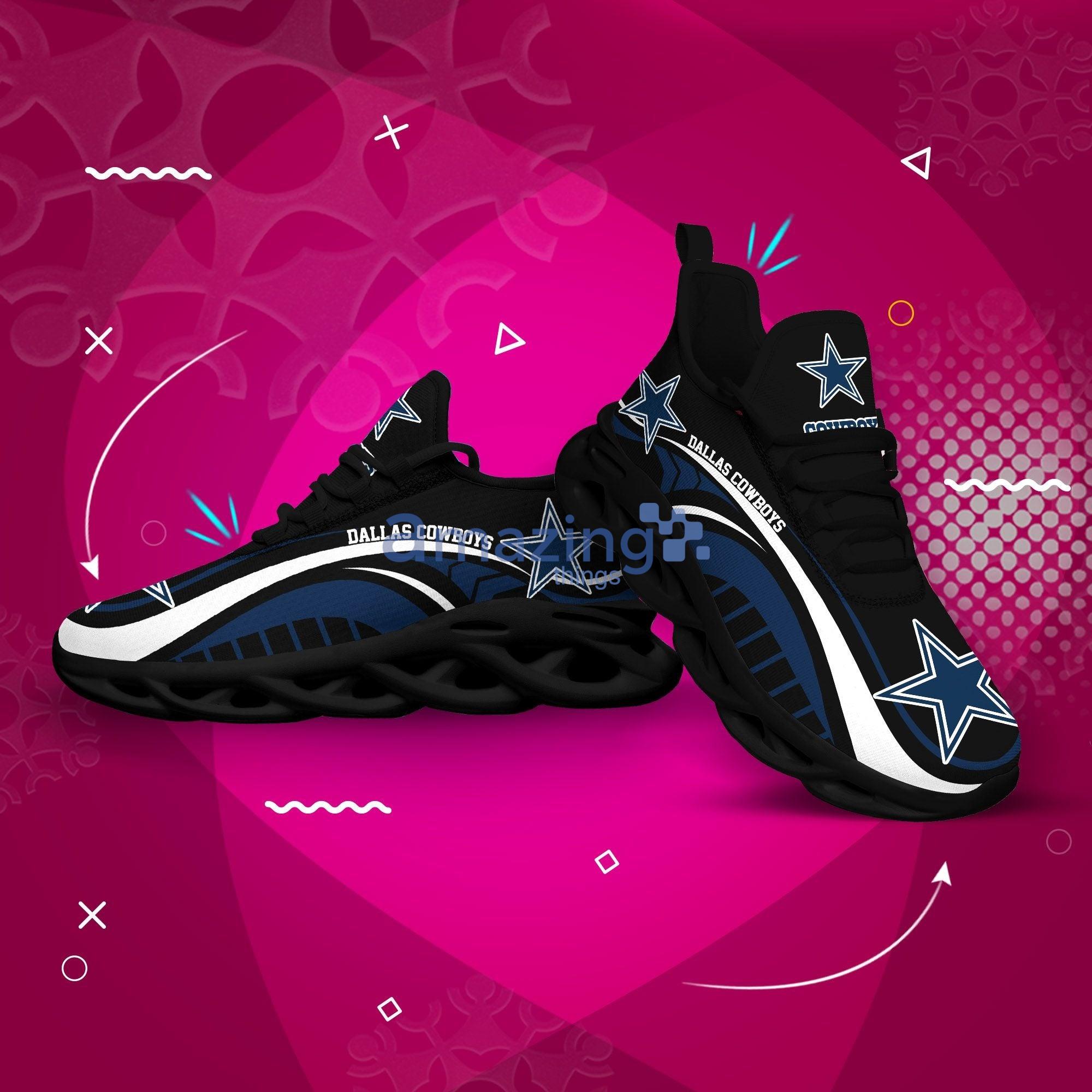 Dallas Cowboys Sport Team Cool Max Soul Shoes For Men And Women image Dallas Cowboys Sport Team Cool Max Soul Shoes For Men And Women Product Photo 2