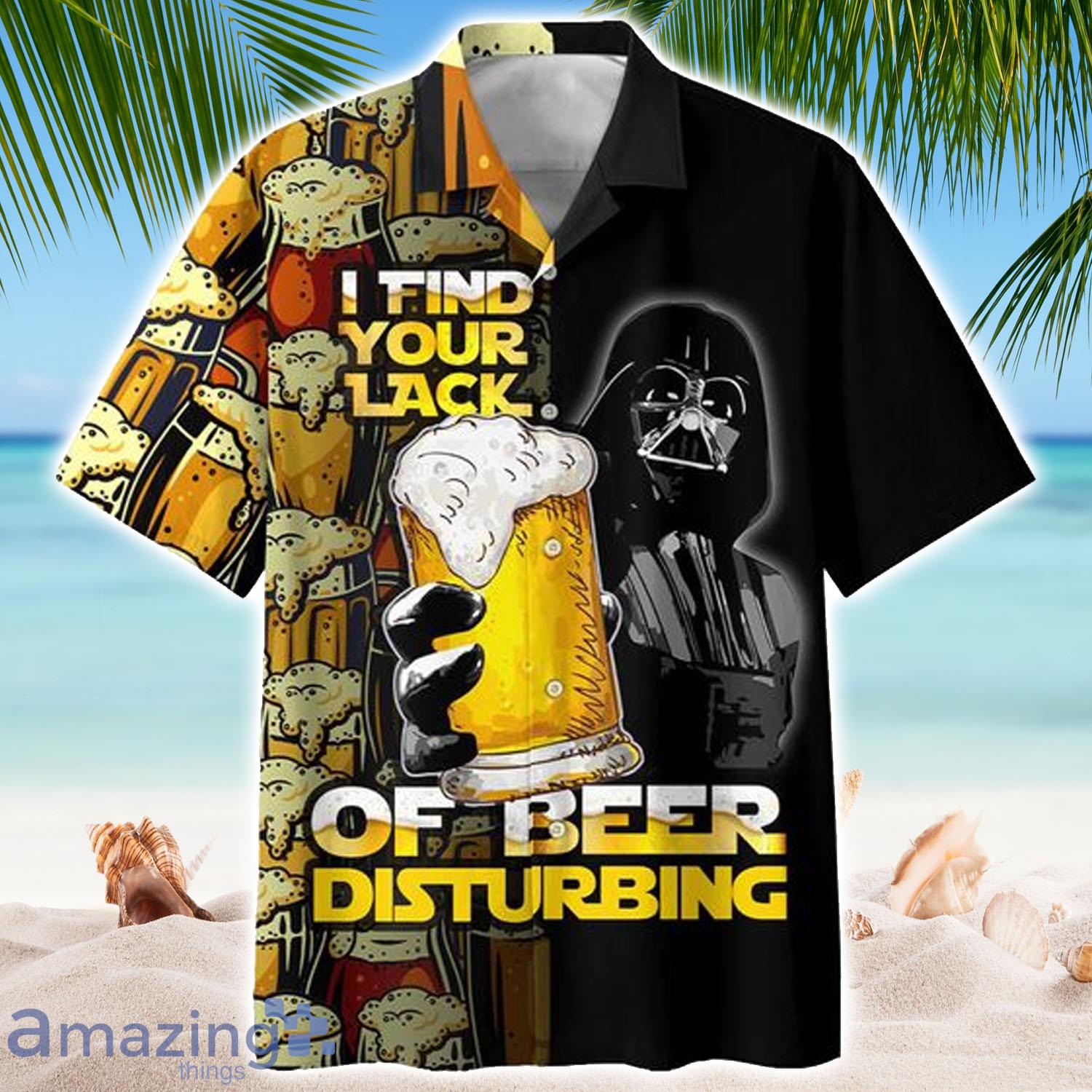 Darth Vader With Beer Hawaiian Shirt - Darth Vader With Beer Hawaiian Shirt