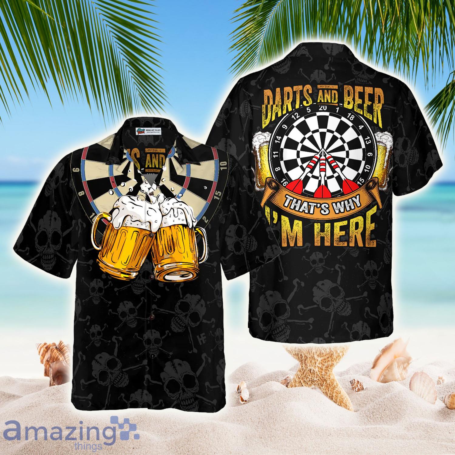 Darts And Beer Hawaiian Shirt - Darts And Beer Hawaiian Shirt