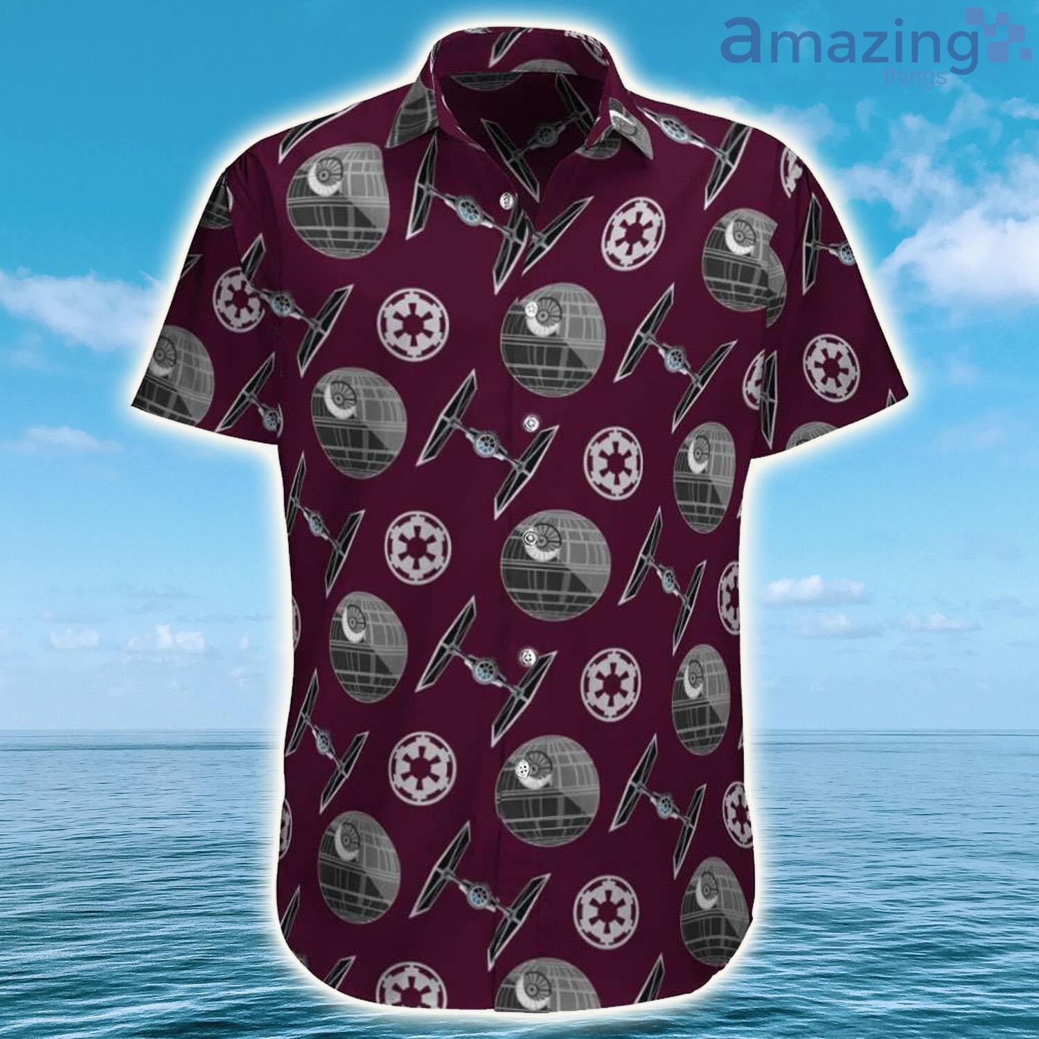 Death Star Spaceships Star Wars Hawaiian Shirt - Death Star Spaceships Star Wars Hawaiian Shirt