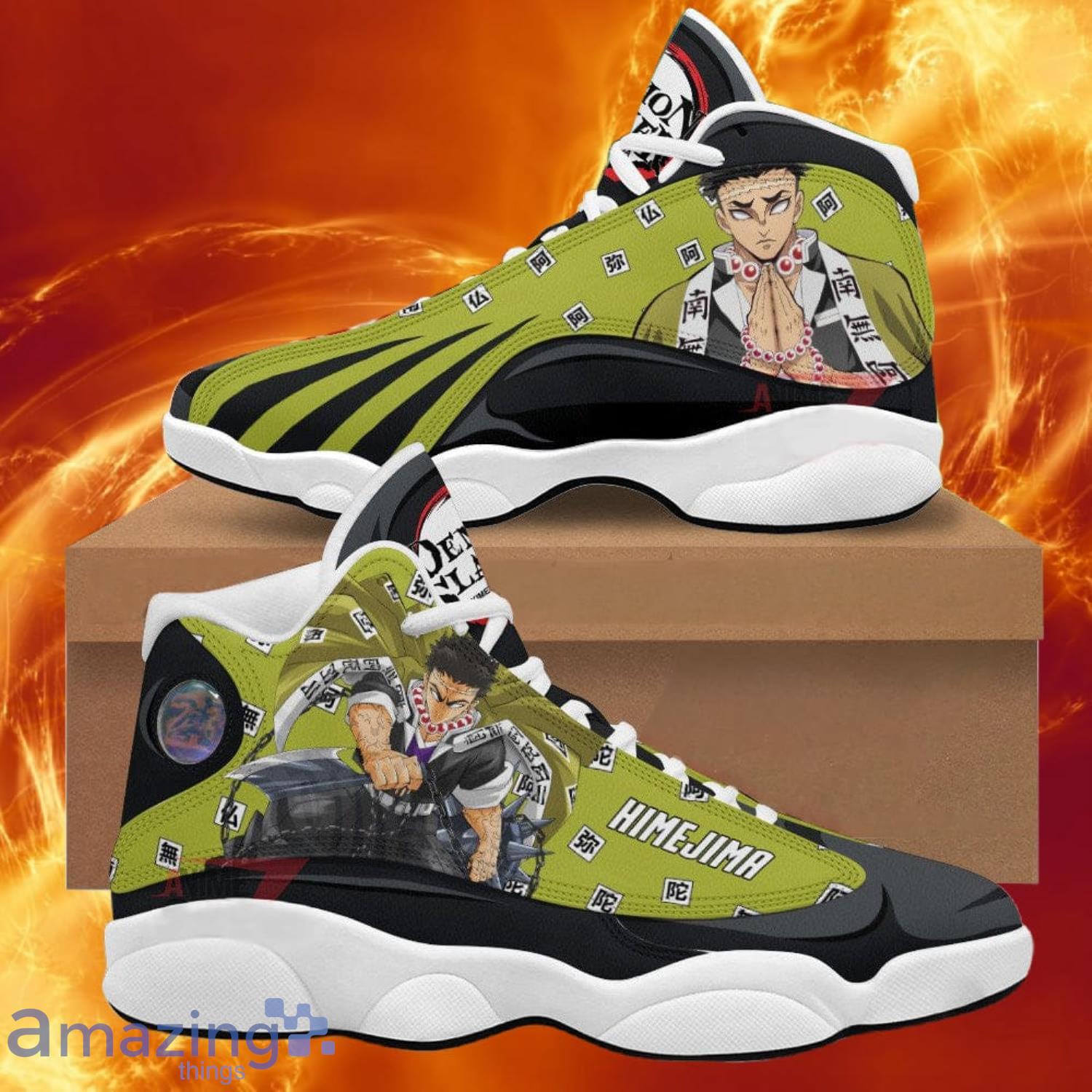 Demon Slayer Gyomei Himejima Custom Anime Skate Shoes