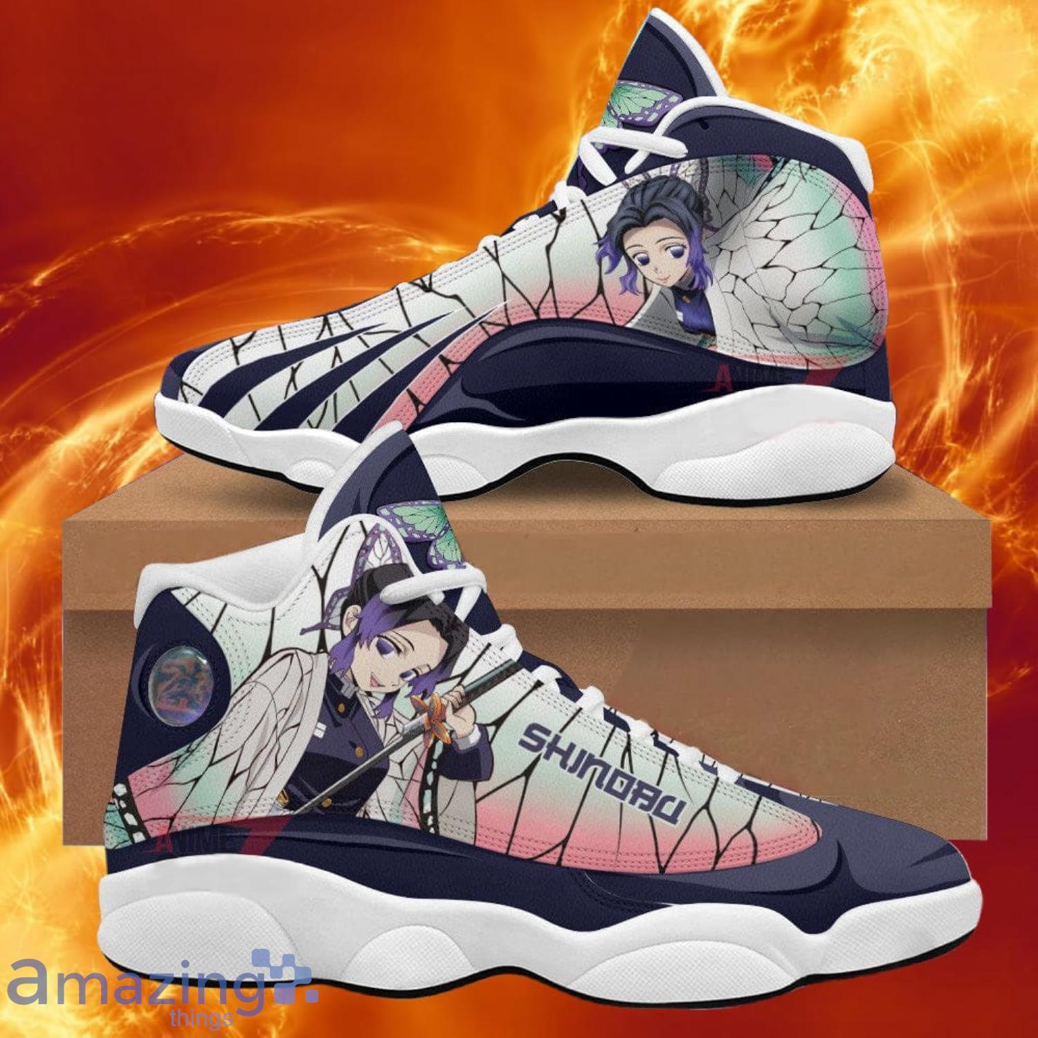 Demon Slayer Jd13 Sneakers Kochou Shinobu Anime Shoes Gift For Fans Product Photo 1