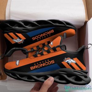 Denver Broncos Max Soul Sneakers Running Shoes image Denver Broncos Max Soul Sneakers Running Shoes