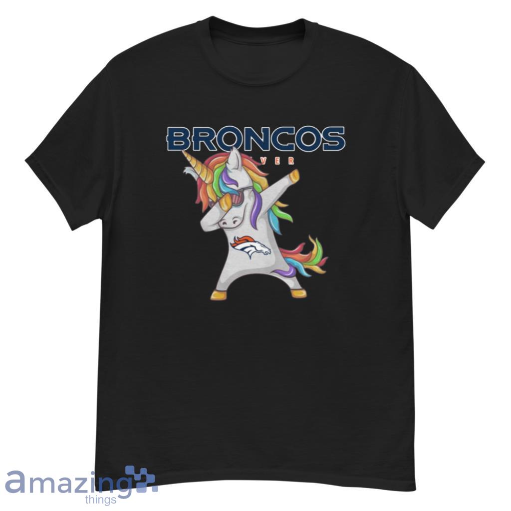 Denver Broncos Unicorn Dabbing Football Sports Shirts Women – Alottee