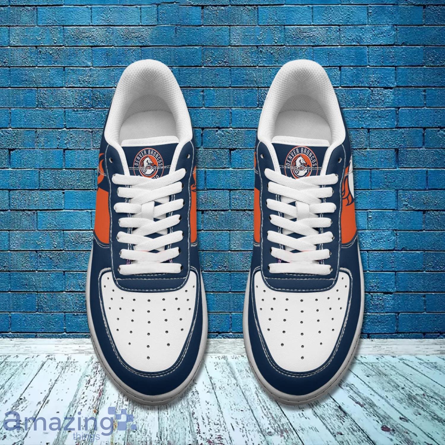 Denver Broncos CUSTOM Nike Air Force Shoes -  Worldwide  Shipping