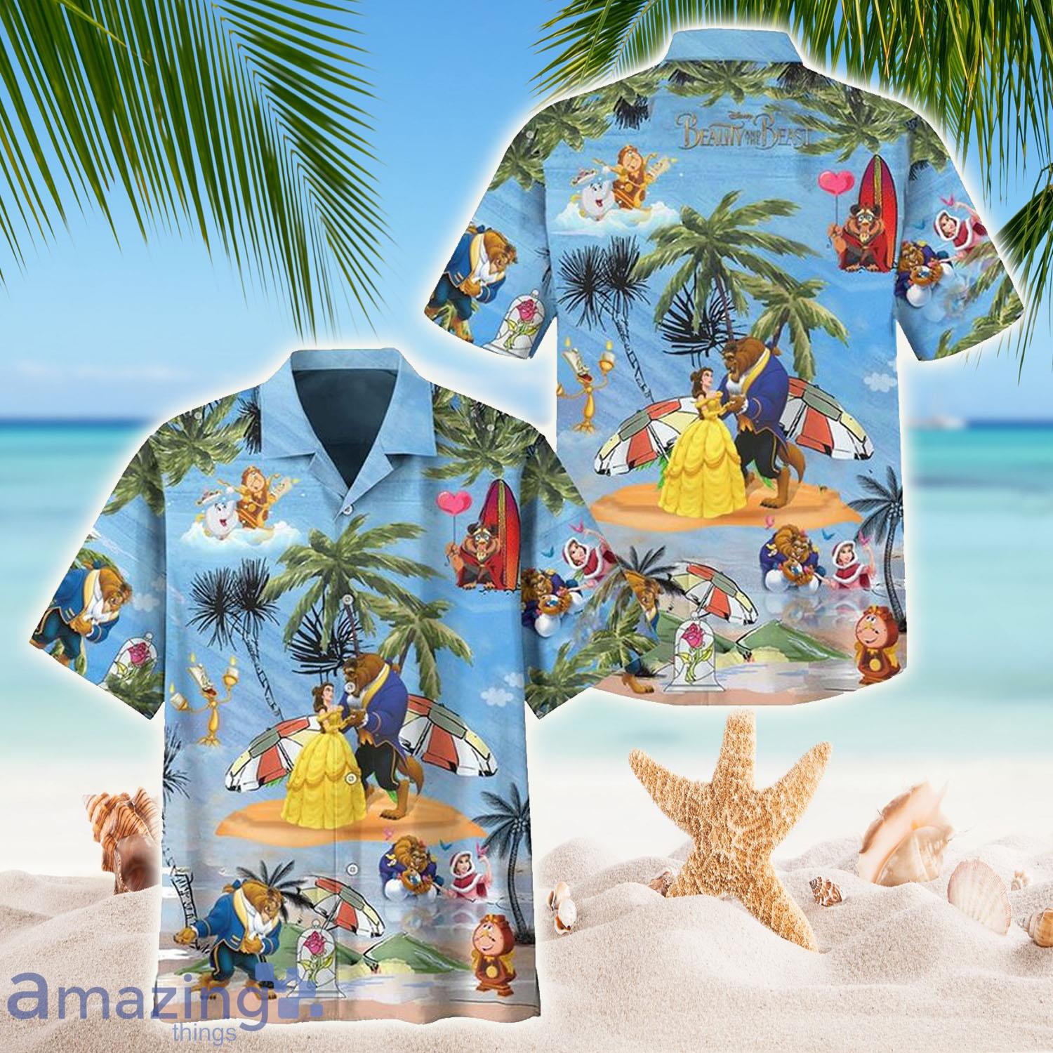 Disney Beauty And The Beast Hawaiian Shirt - Disney Beauty And The Beast Hawaiian Shirt