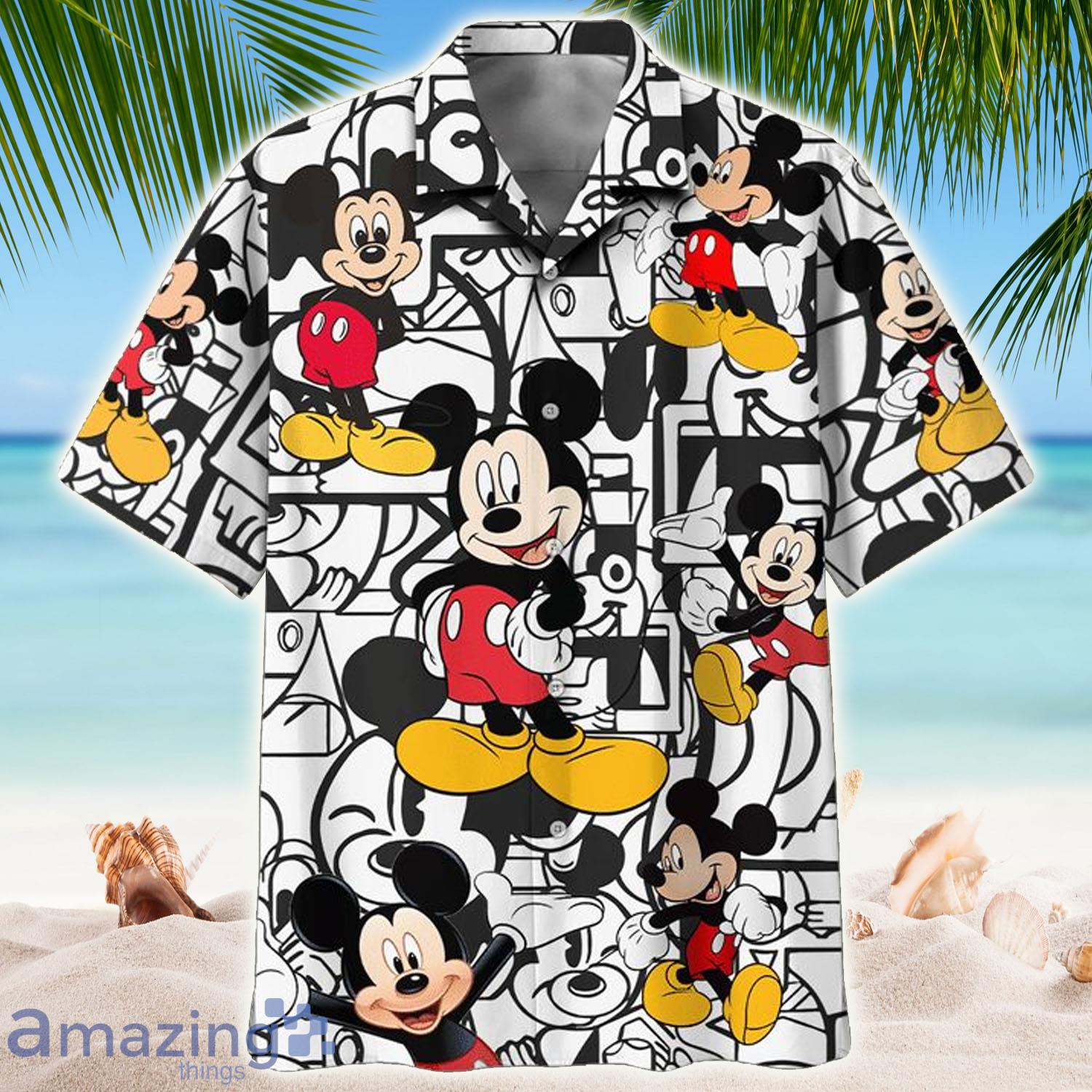 Mickey Mouse Disney 2022 - Men's Hawaiian Shirt 3D Animation Printed Short  Sleeve Fashion Casual - Jolly Family Gifts
